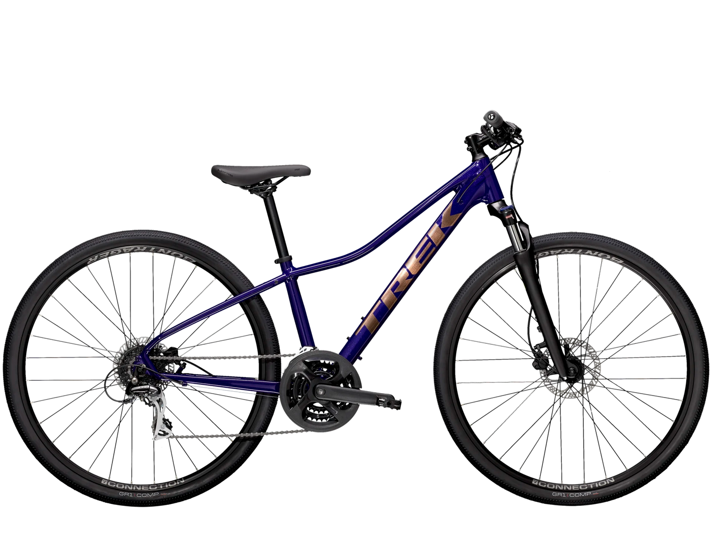 TREK DUAL SPORT 2 WSD HYBRID BIKE 2021 - PURPLE ABYSS