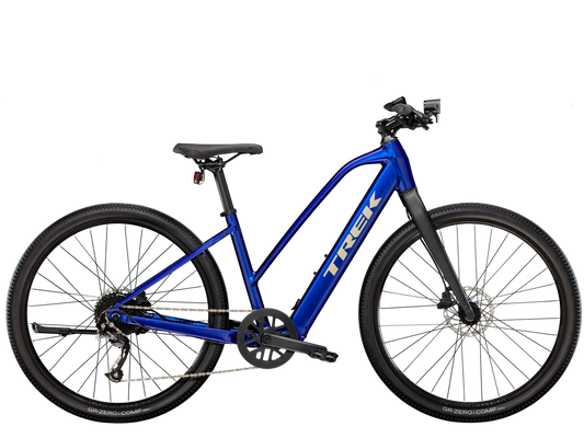 TREK DUAL SPORT+ 2 STAGGER HYBRID BIKE 2023 - HEX BLUE