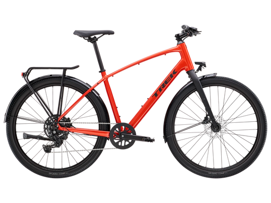 TREK DUAL SPORT 2 GEN 5 EQUIPPED HYBRID BIKE 2024 - LAVA