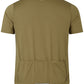 ENDURA MEN'S LOOP S/S ZIPPED JERSEY TWEED GREEN