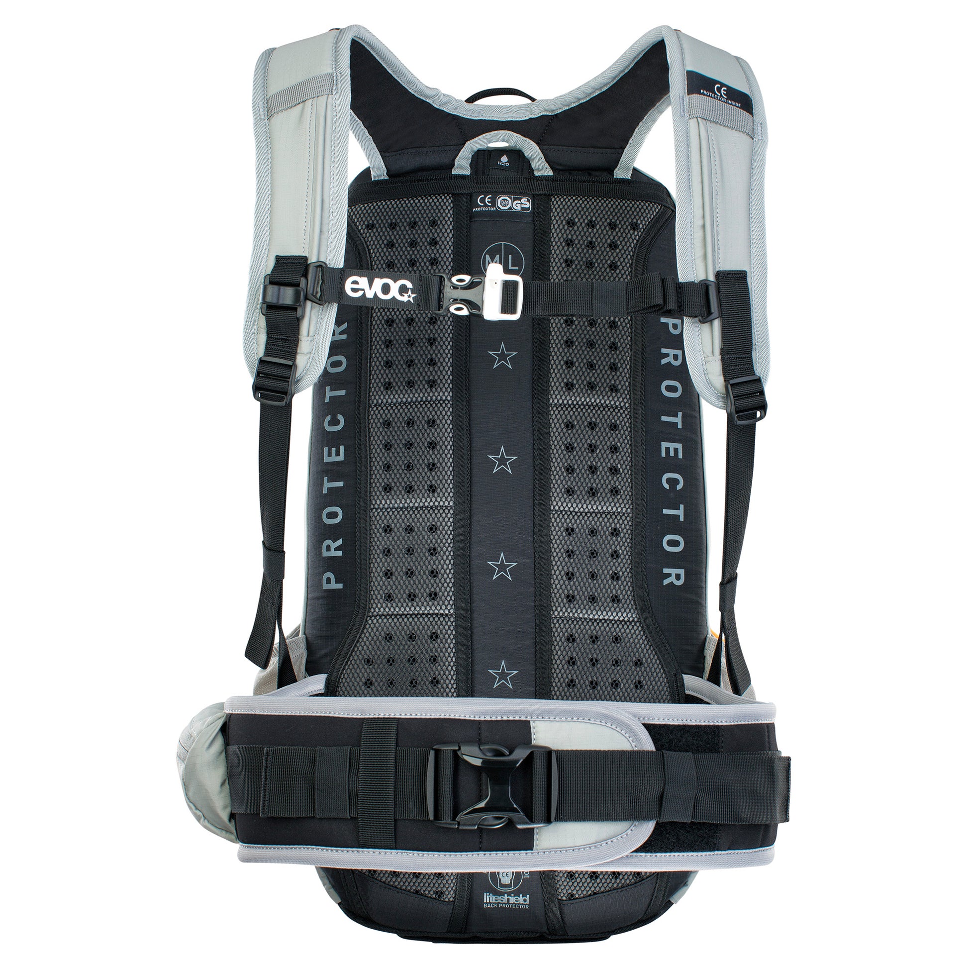 EVOC FR ENDURO 16 PROTECTOR BACKPACK STONE