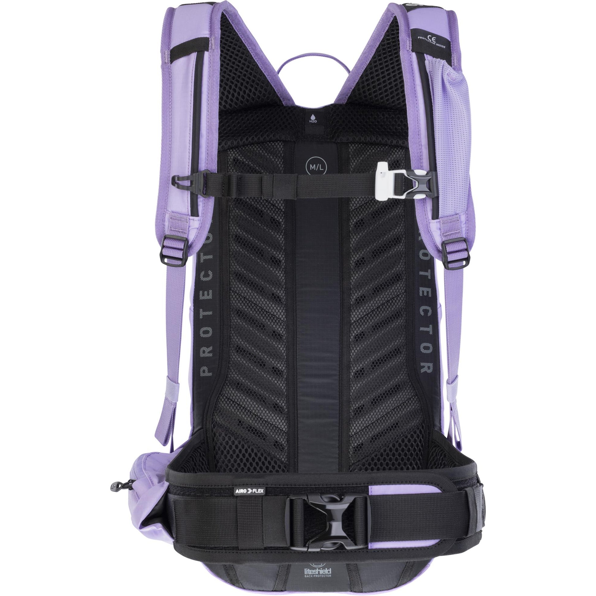 EVOC FR LITE RACE 10L PROTECTOR BACKPACK CARBON GREY/BLACK