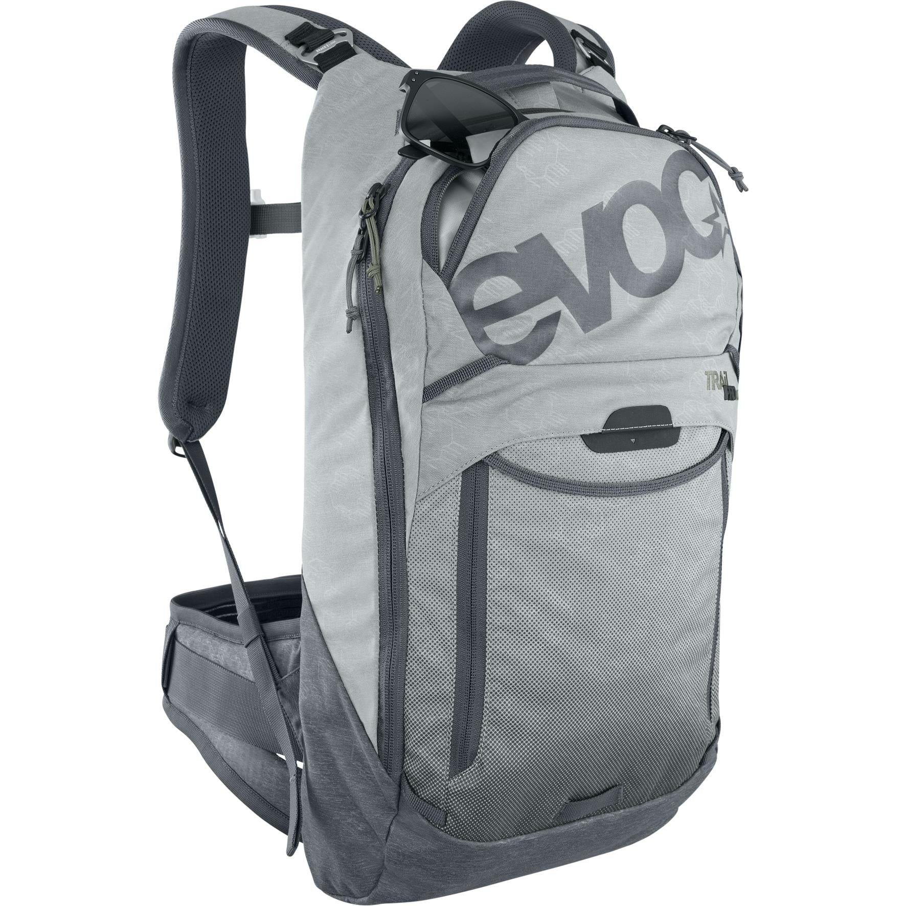 EVOC TRAIL PRO PROTECTOR BACKPACK 10L STONE/CARBON GREY