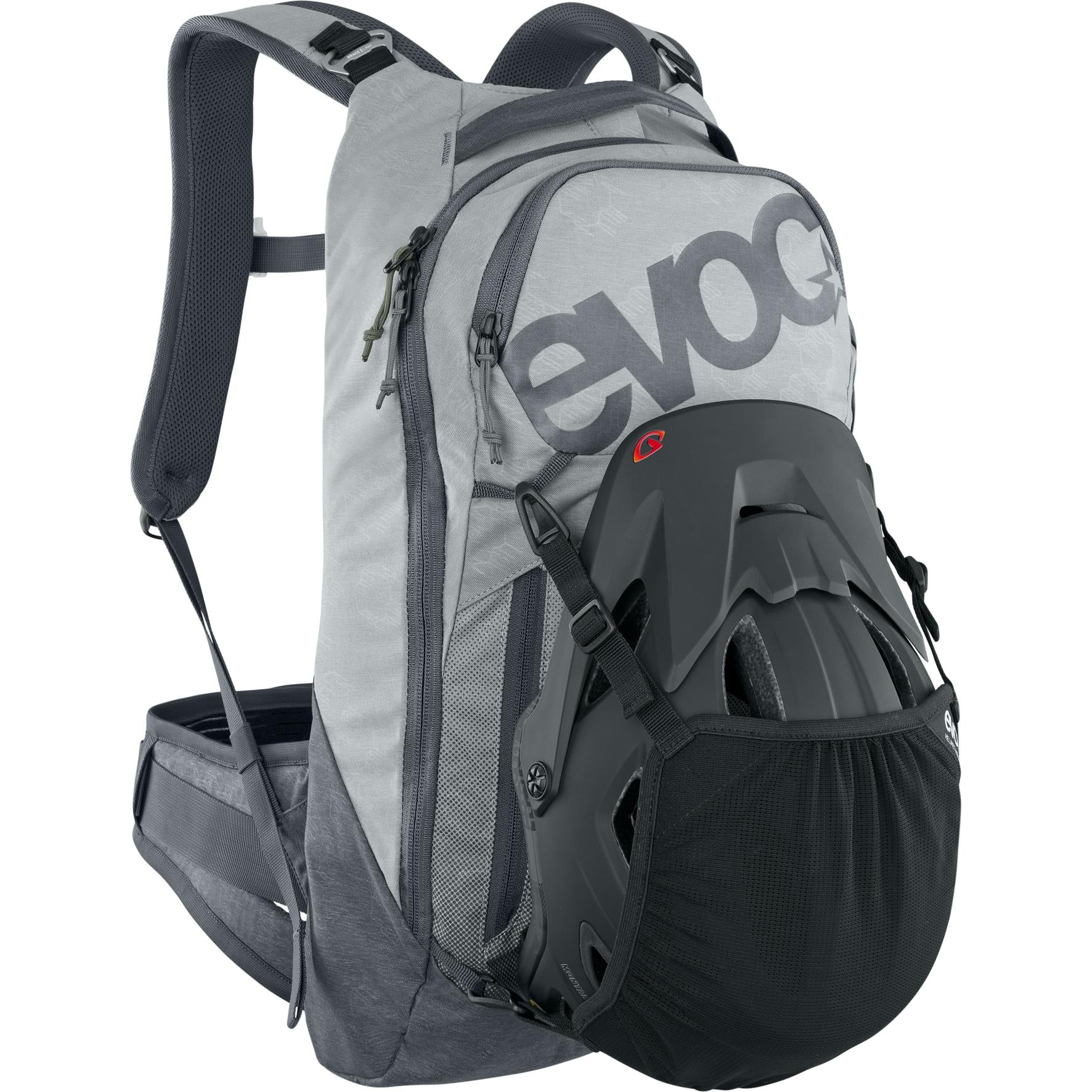 EVOC TRAIL PRO PROTECTOR BACKPACK 10L STONE/CARBON GREY