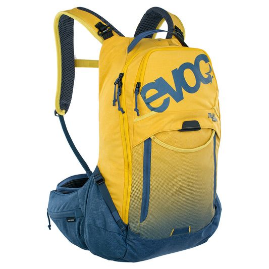 EVOC TRAIL PRO 16L PROTECTOR BACKPACK CURRY/DENIM