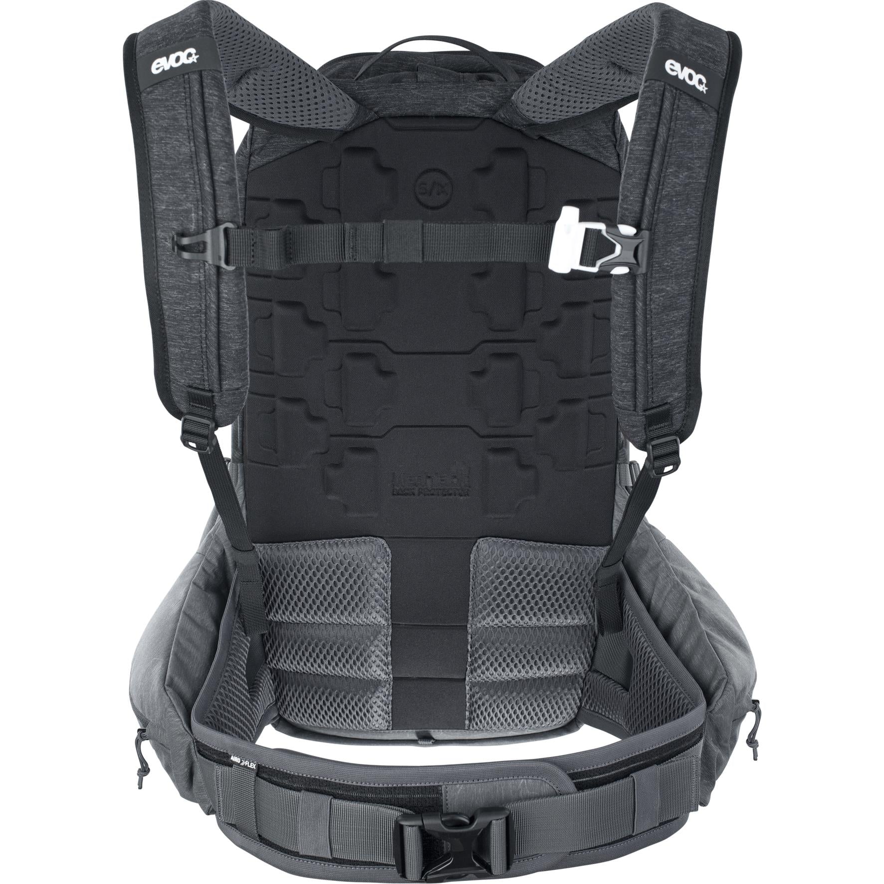 EVOC TRAIL PRO 16L PROTECTOR BACKPACK STONE/CARBON GREY