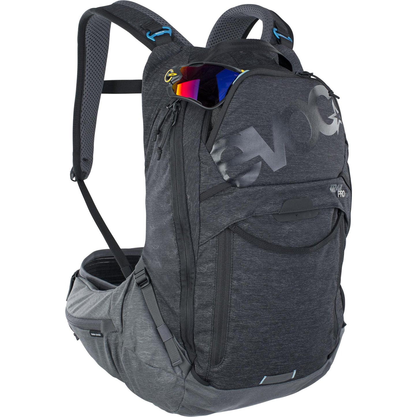 EVOC TRAIL PRO 16L PROTECTOR BACKPACK STONE/CARBON GREY
