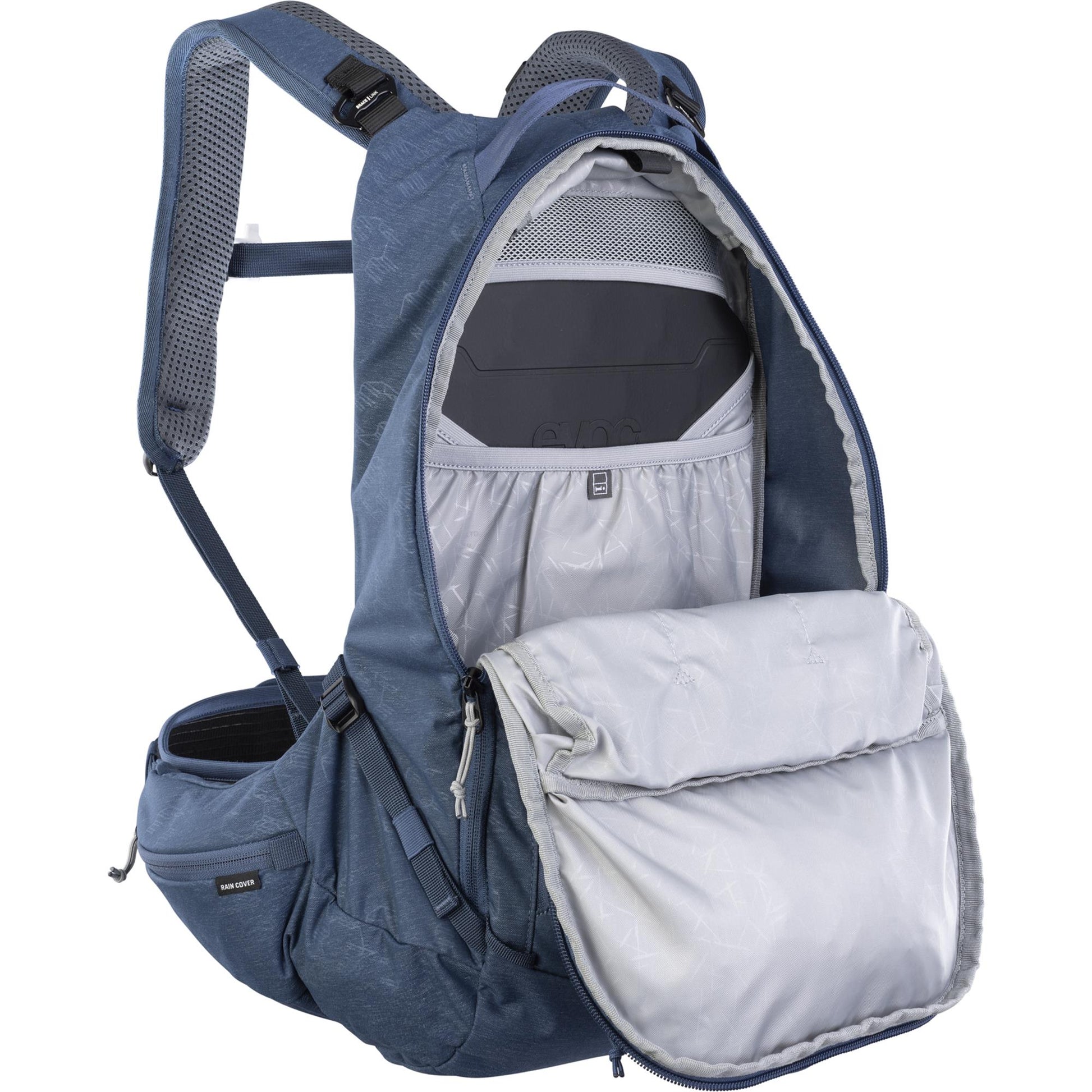 EVOC TRAIL PRO 16L PROTECTOR BACKPACK DENIM