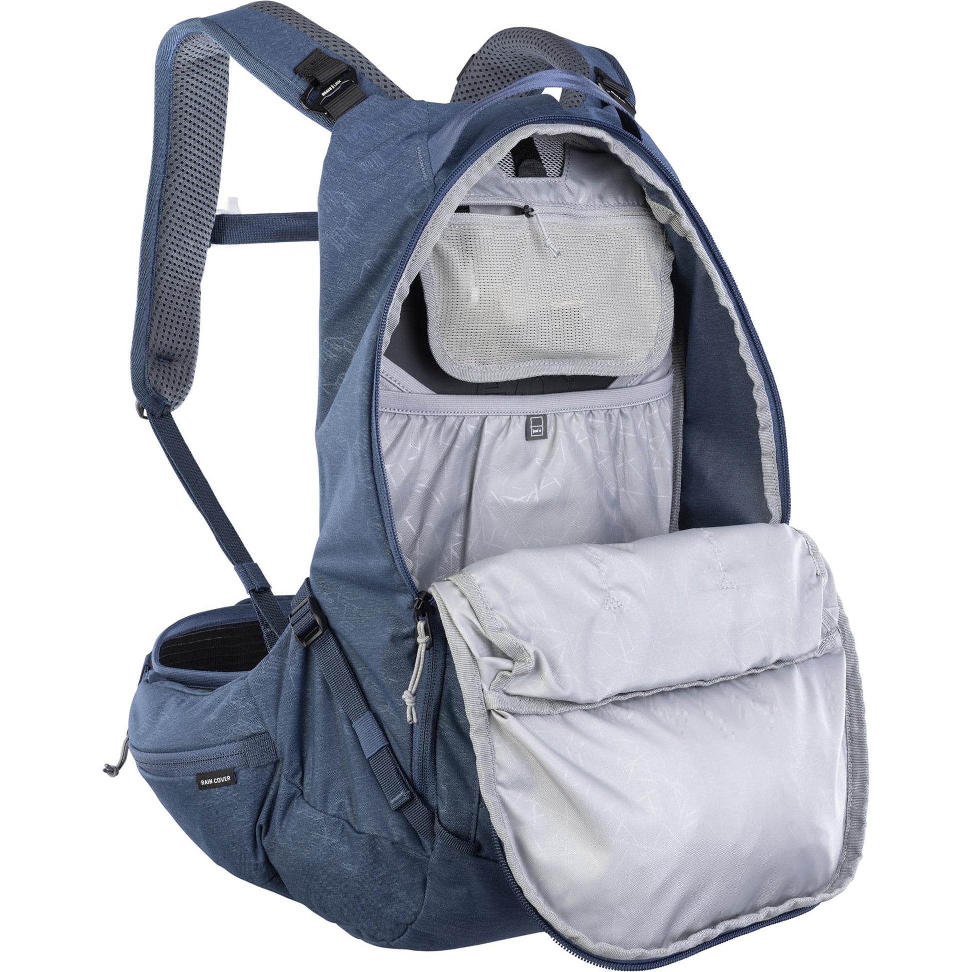 EVOC TRAIL PRO 16L PROTECTOR BACKPACK DENIM