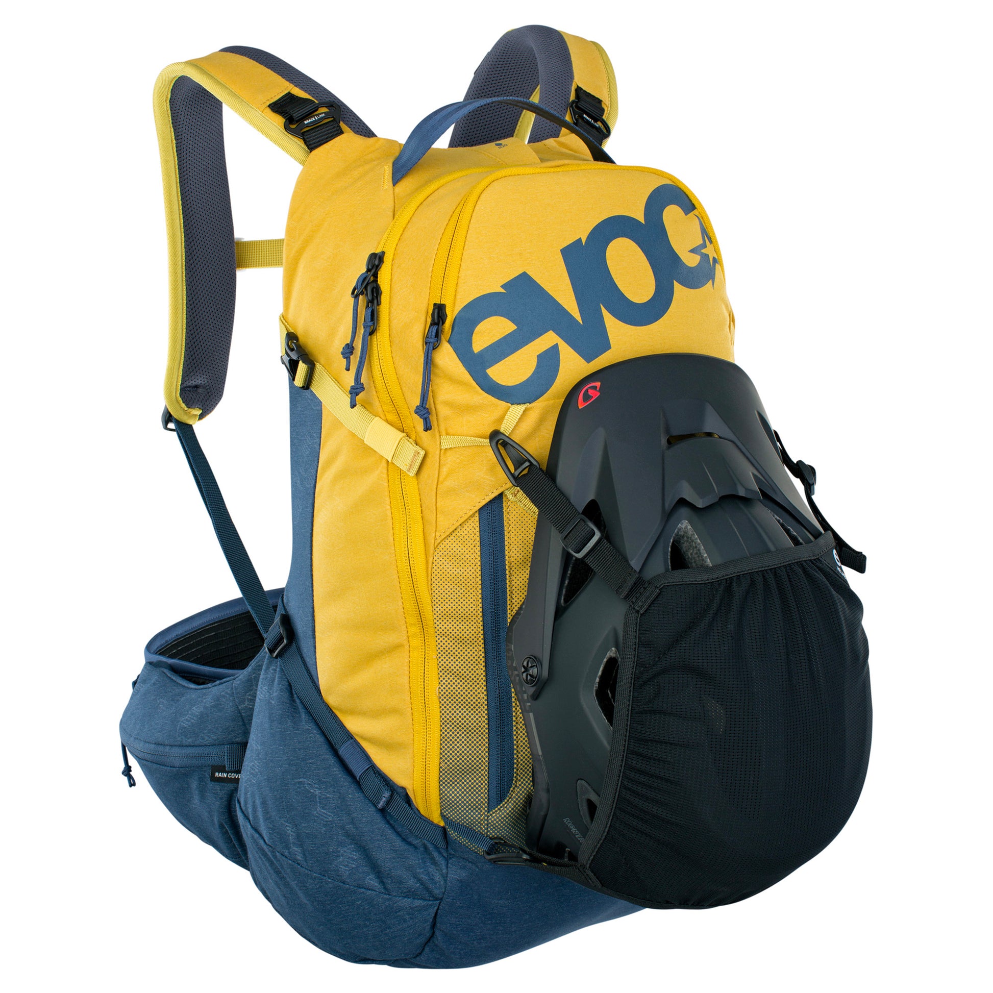 EVOC TRAIL PRO 26L PROTECTOR BACKPACK CURRY/DENIM