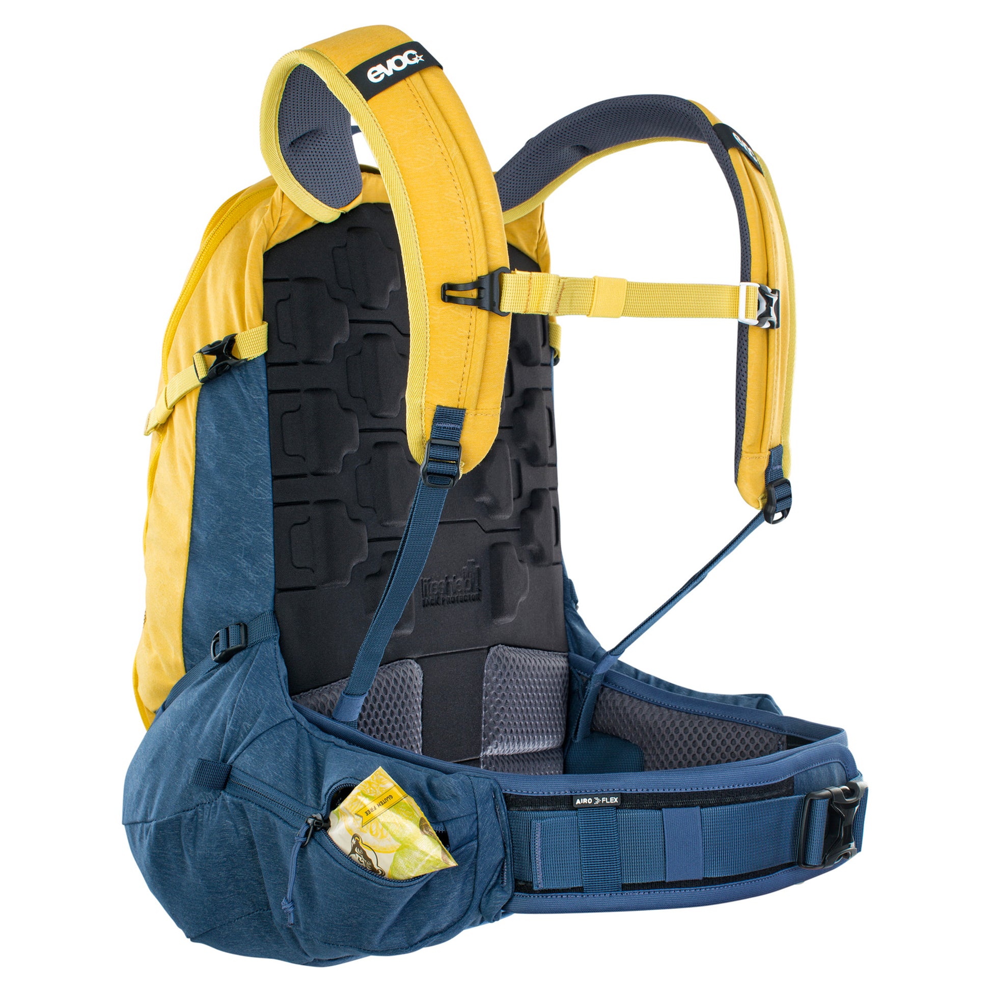 EVOC TRAIL PRO 26L PROTECTOR BACKPACK CURRY/DENIM