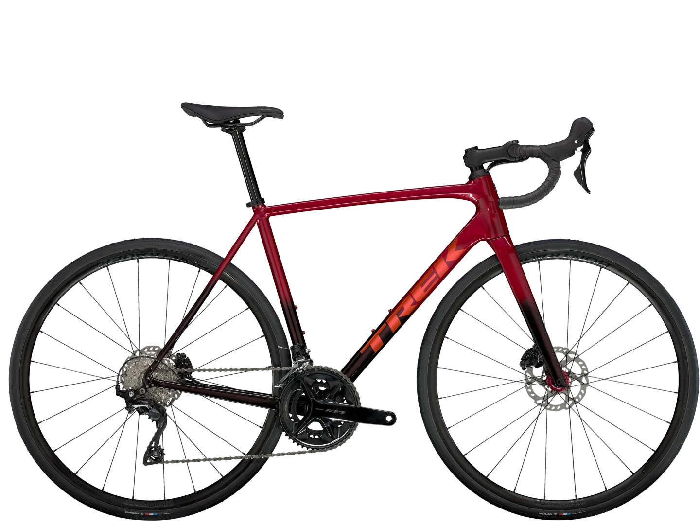 TREK EMONDA ALR 5 ROAD BIKE 2024 - CRIMSON TO DARK CARMINE FADE