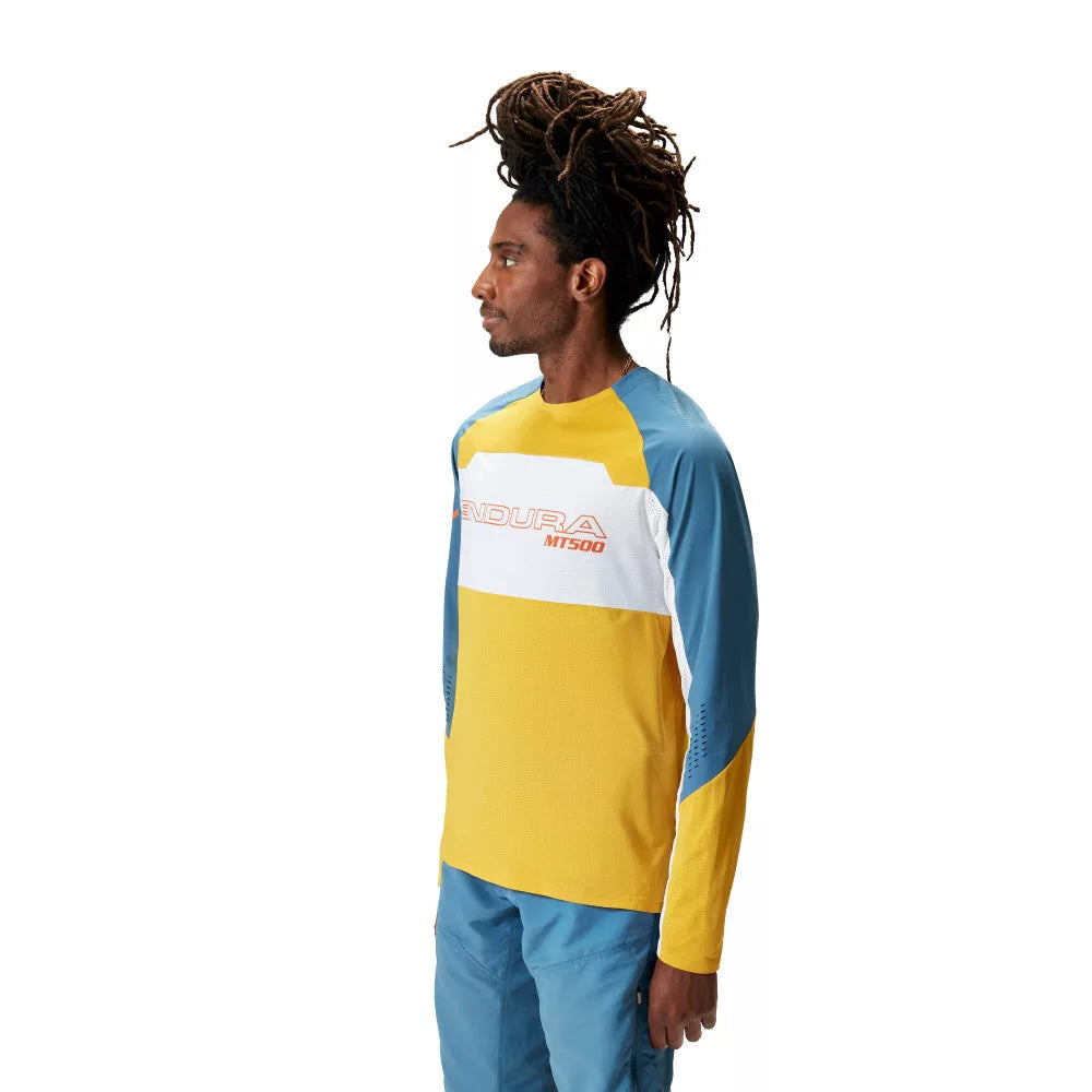 ENDURA MT500 BURNER LITE L/S JERSEY MUSTARD