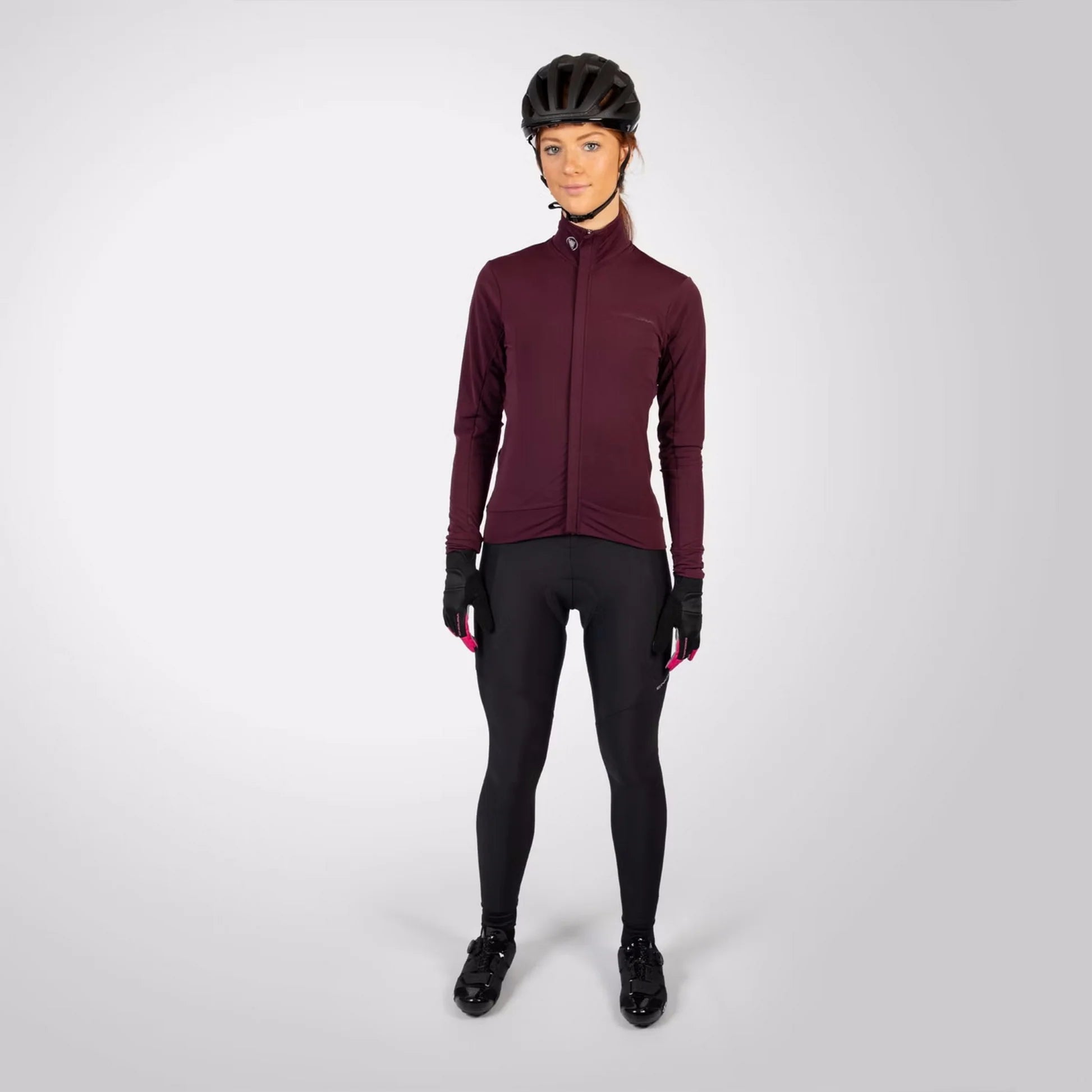 ENDURA WOMEN'S XTRACT ROUBAIX JERSEY AUBERGINE