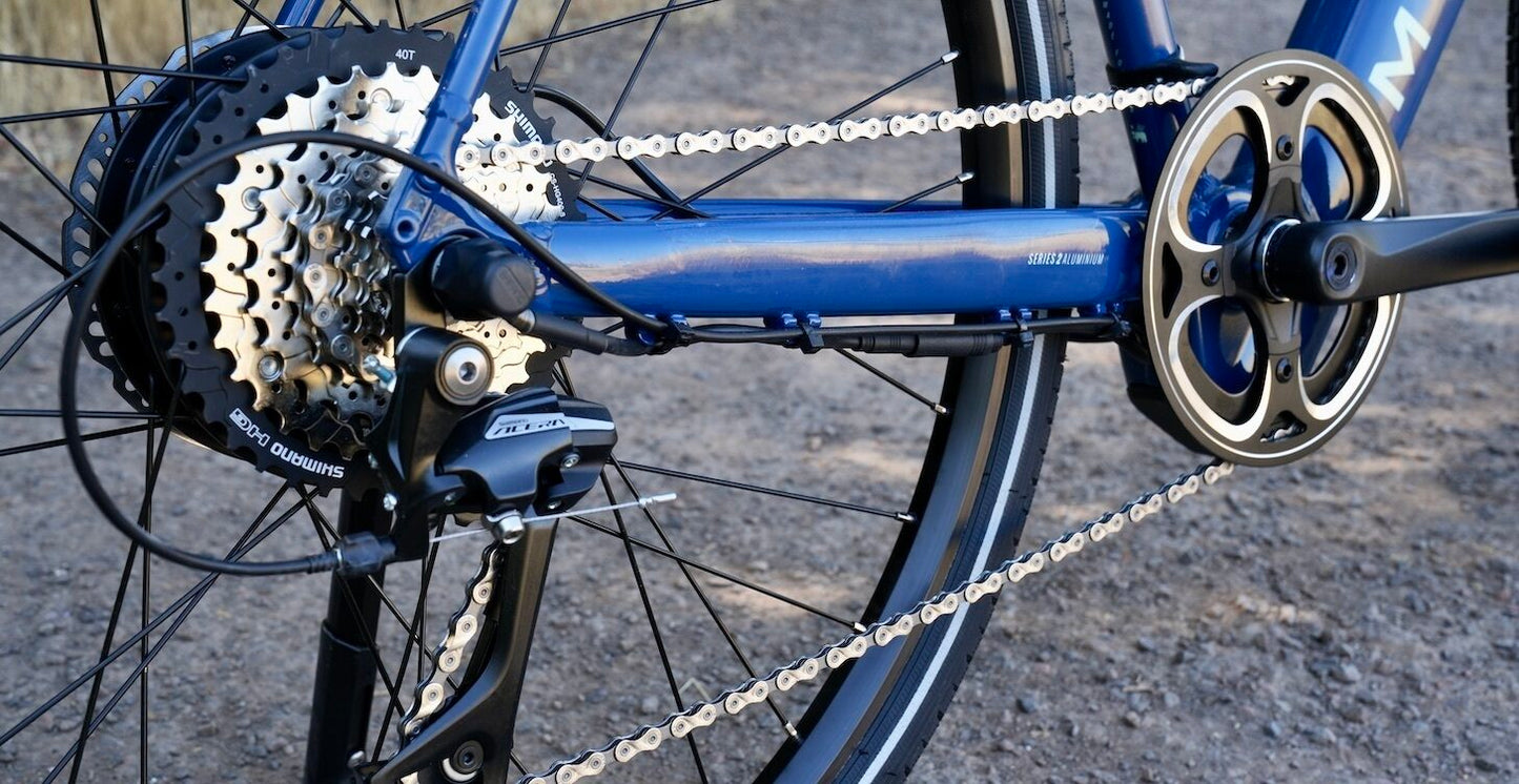 MARIN FAIRFAX E ST ELECTRIC HYBRID BIKE 2025 BLUE