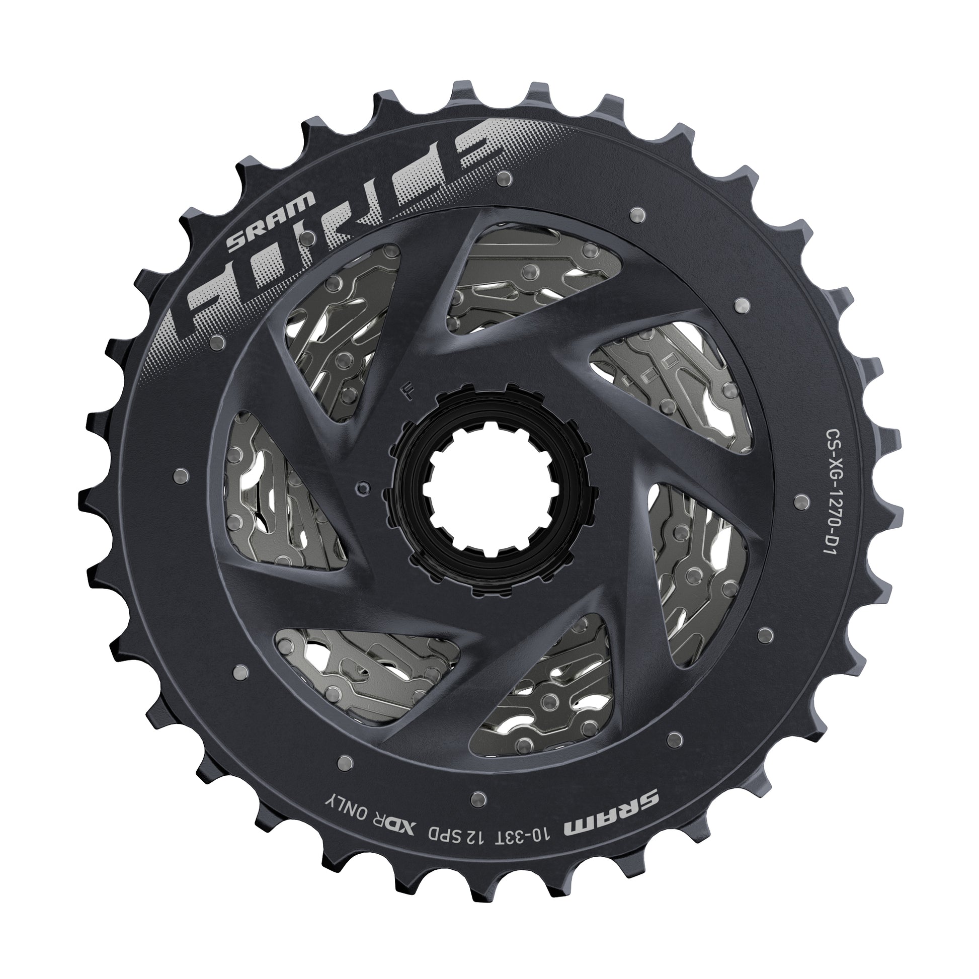 SRAM FORCE XG-1270 AXS 12-SPEED CASSETTE 10-28T