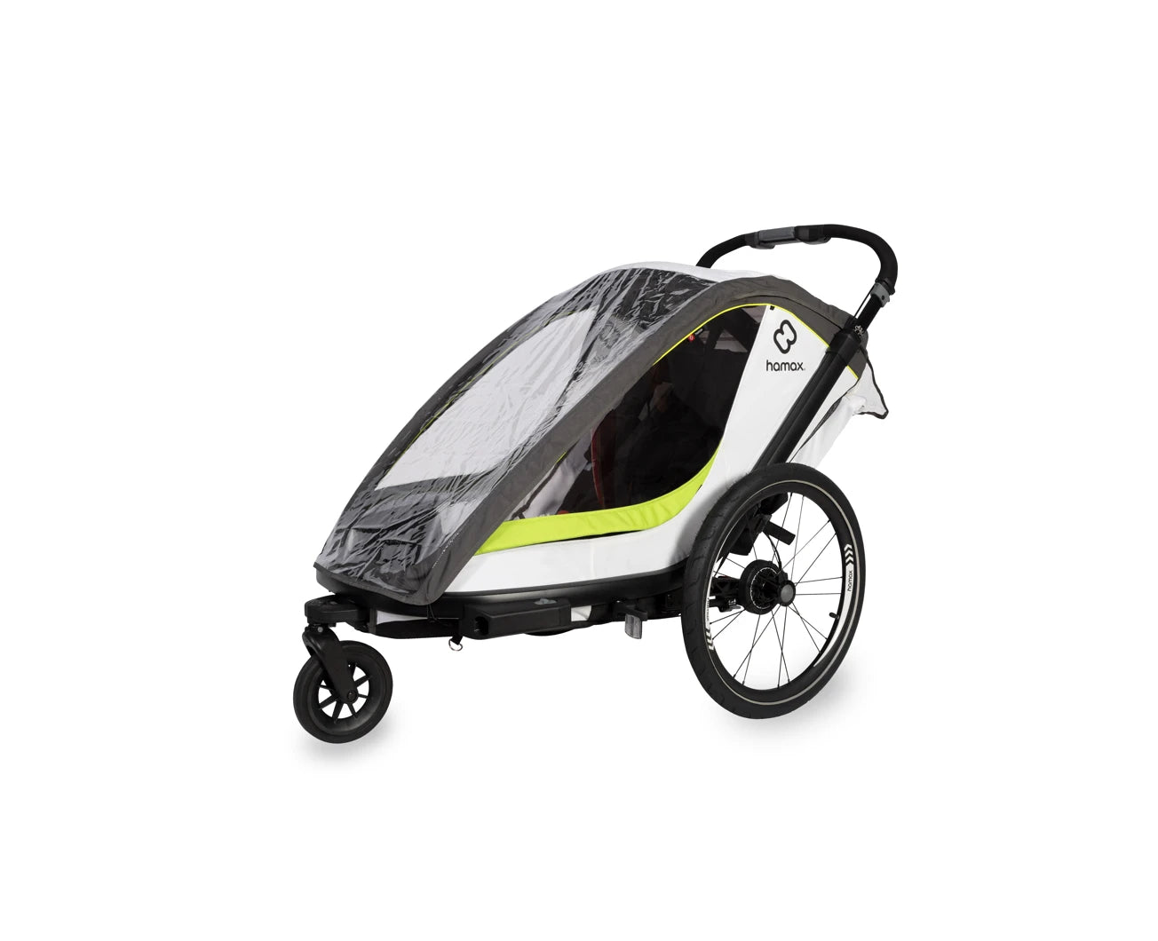 HAMAX BREEZE TWO SEATER CHILD BIKE TRAILER