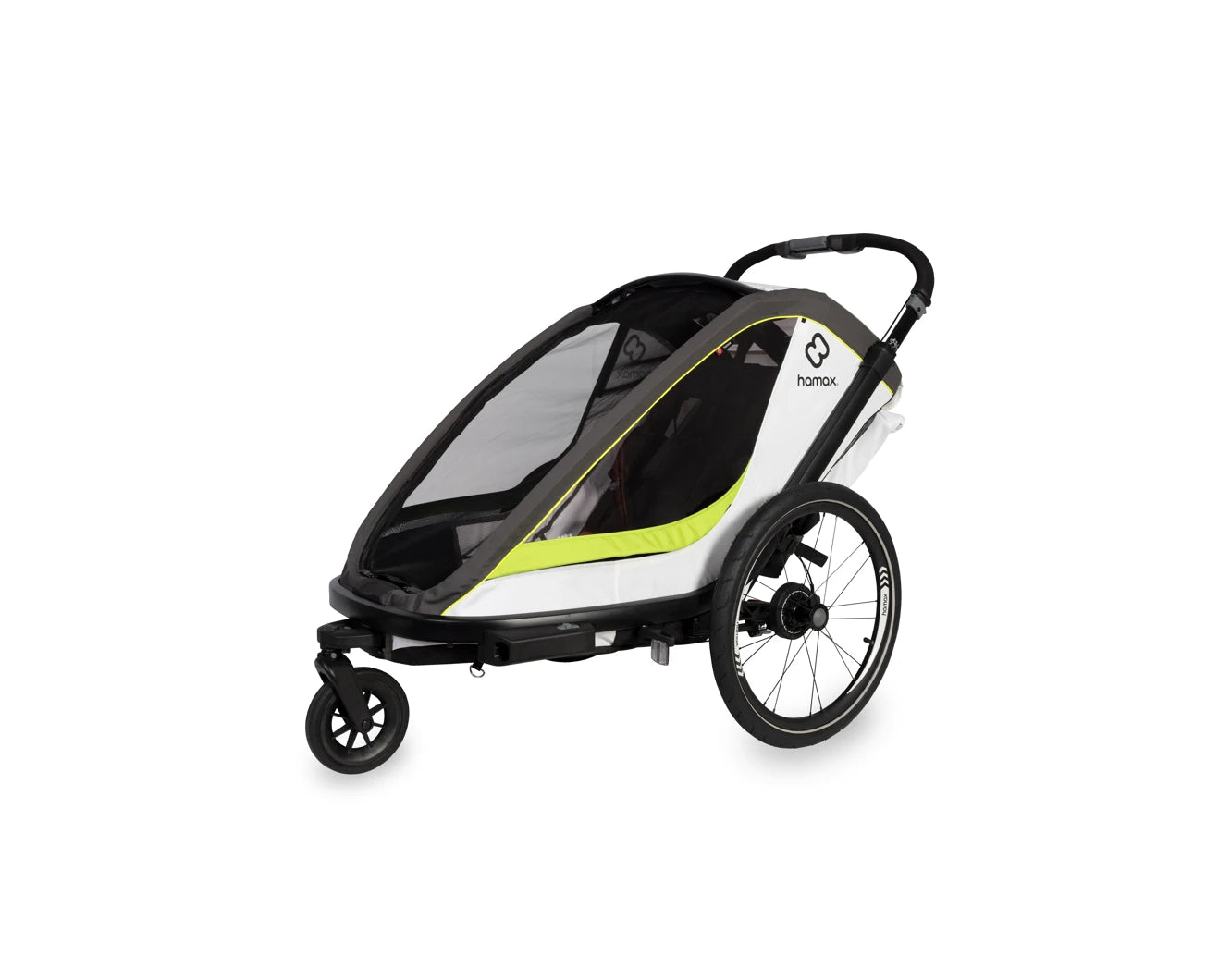 HAMAX BREEZE TWO SEATER CHILD BIKE TRAILER