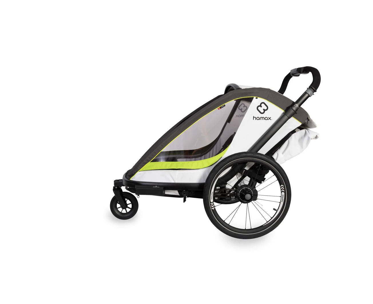 HAMAX BREEZE TWO SEATER CHILD BIKE TRAILER
