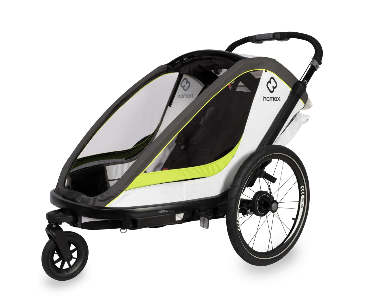 HAMAX BREEZE TWO SEATER CHILD BIKE TRAILER