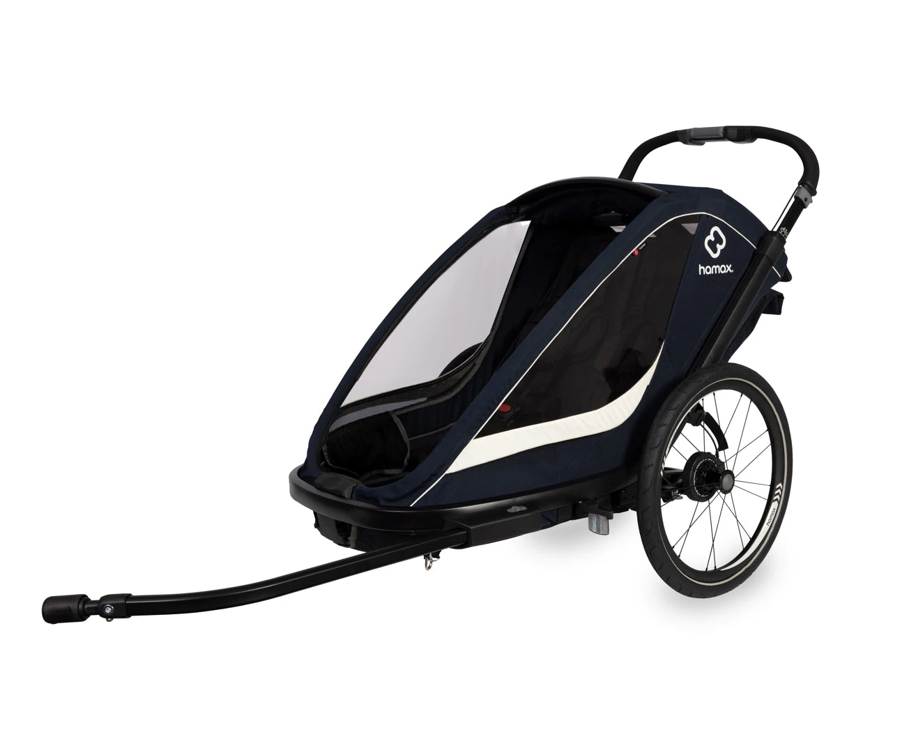 HAMAX BREEZE TWO SEATER CHILD BIKE TRAILER