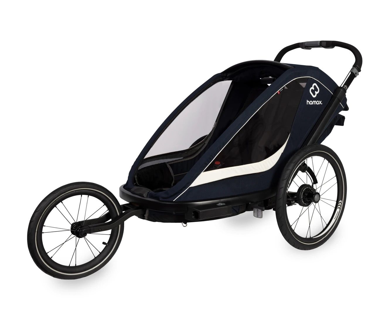 HAMAX BREEZE TWO SEATER CHILD BIKE TRAILER