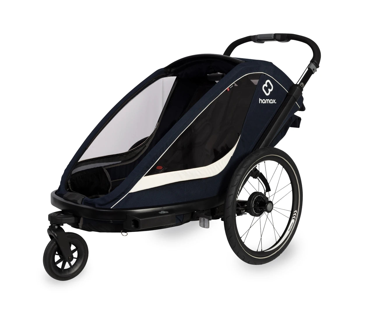 HAMAX BREEZE TWO SEATER CHILD BIKE TRAILER