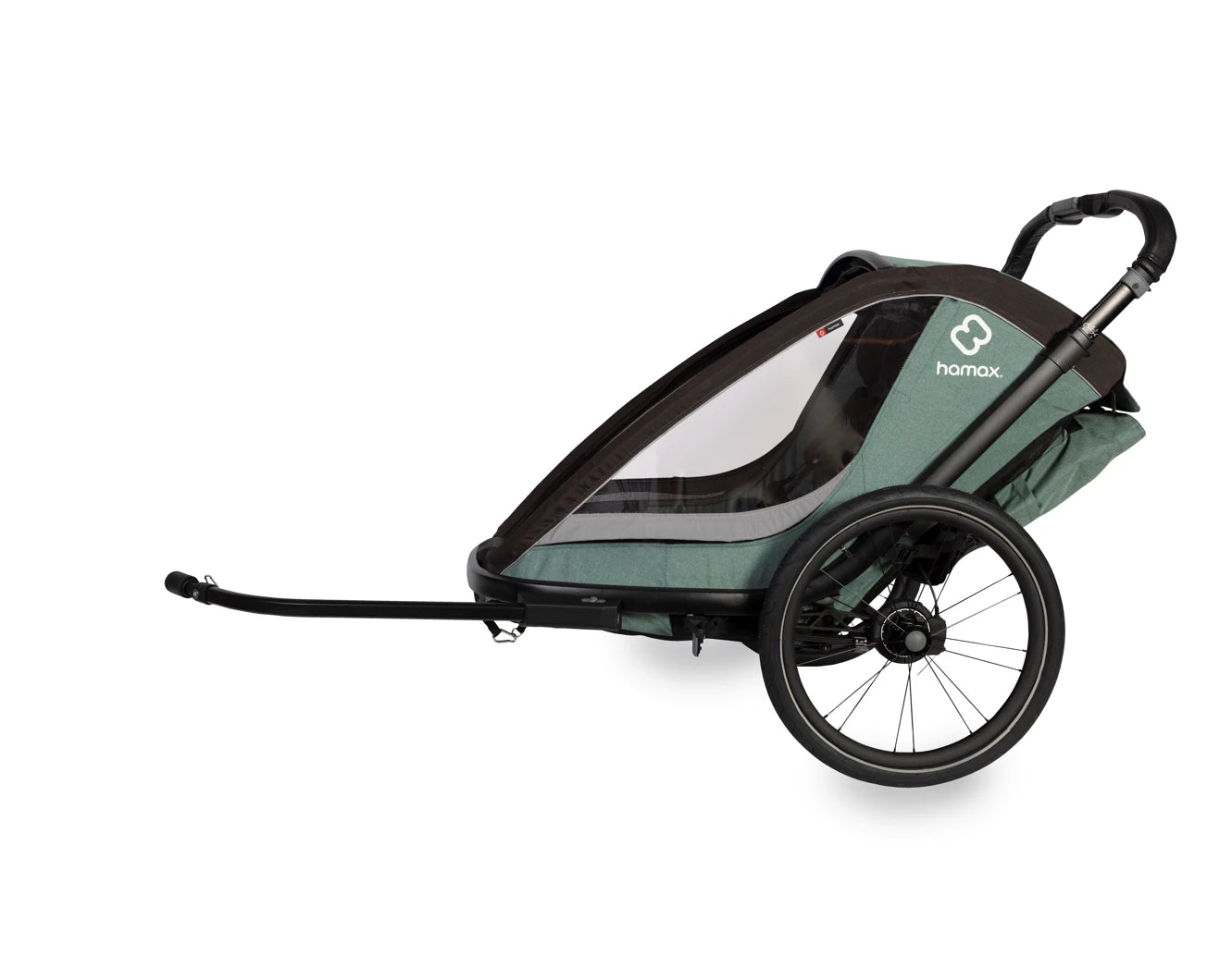 HAMAX COCOON TWO SEATER CHILD BIKE TRAILER