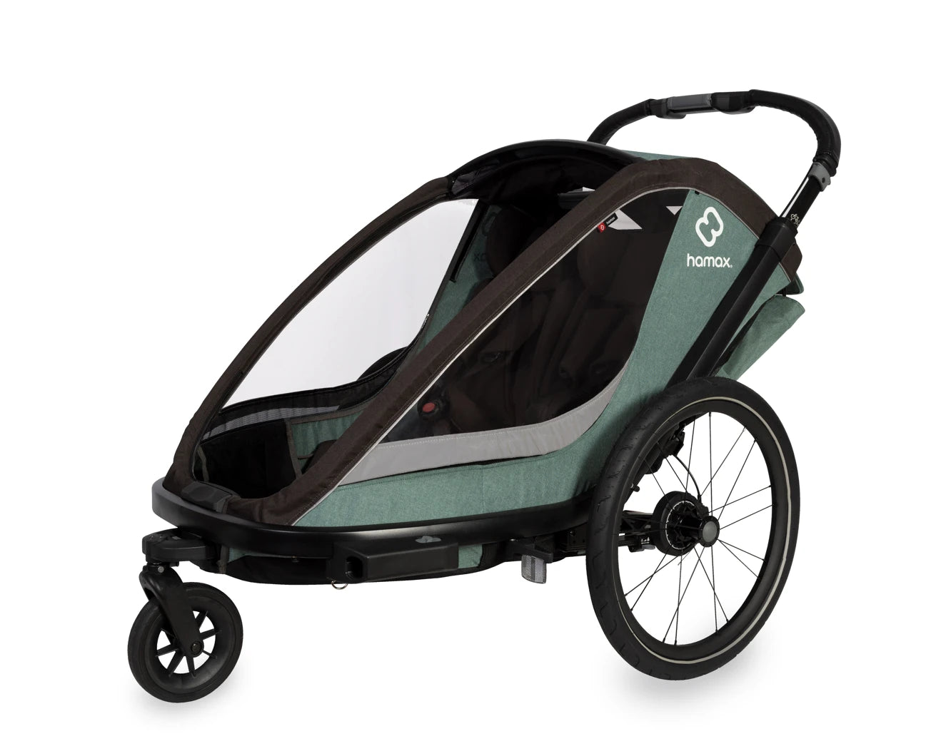HAMAX COCOON TWO SEATER CHILD BIKE TRAILER