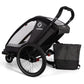 HAMAX COCOON TWO SEATER CHILD BIKE TRAILER