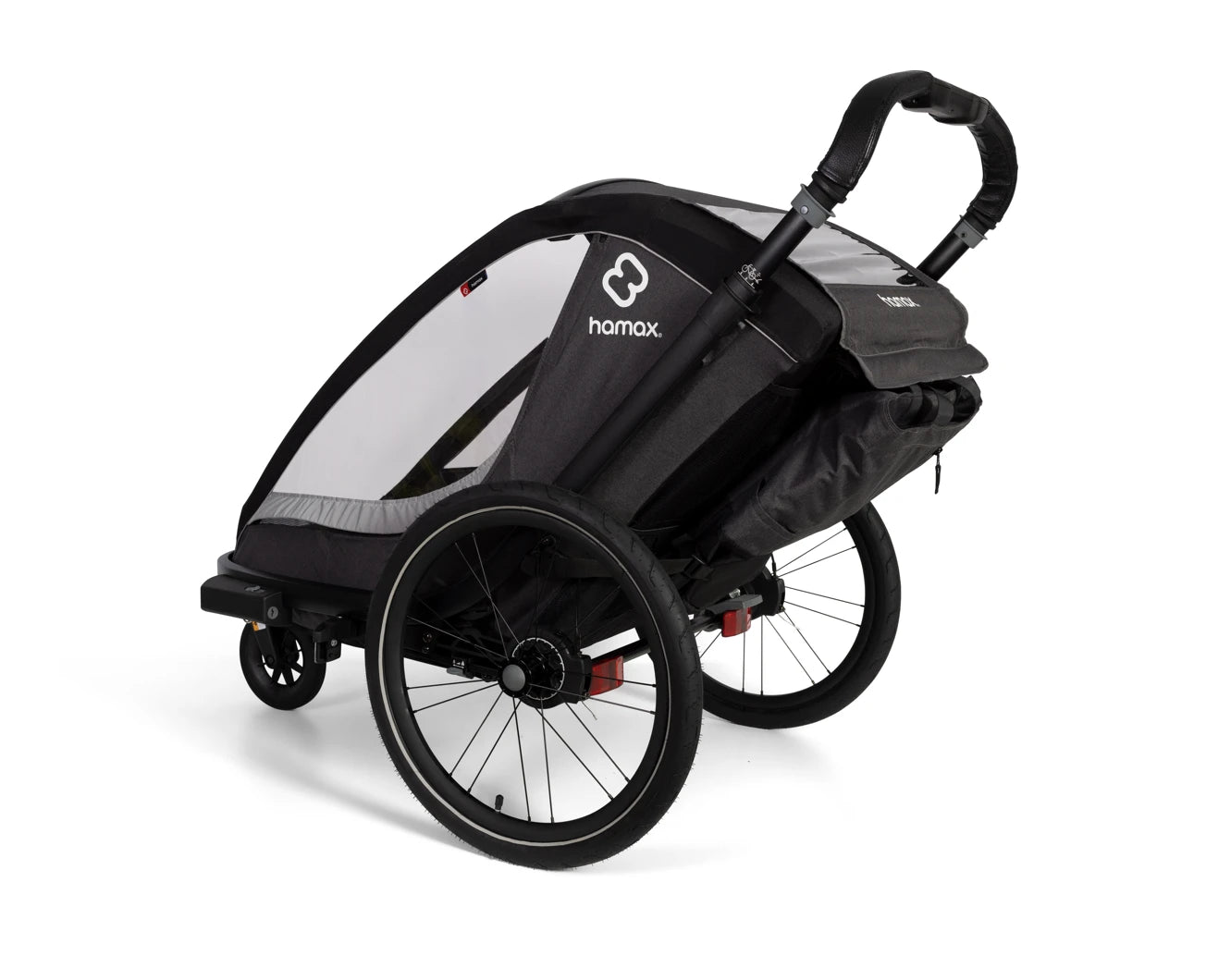 HAMAX COCOON TWO SEATER CHILD BIKE TRAILER