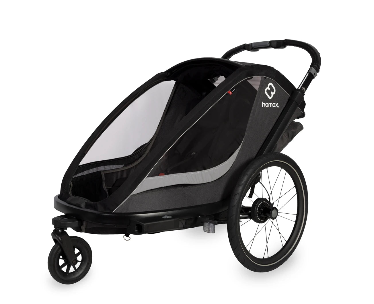 HAMAX COCOON TWO SEATER CHILD BIKE TRAILER