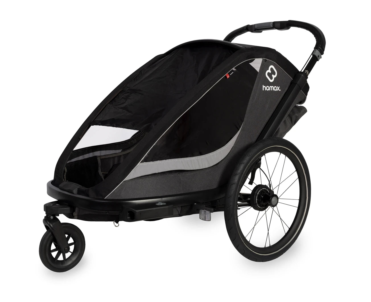HAMAX COCOON TWO SEATER CHILD BIKE TRAILER