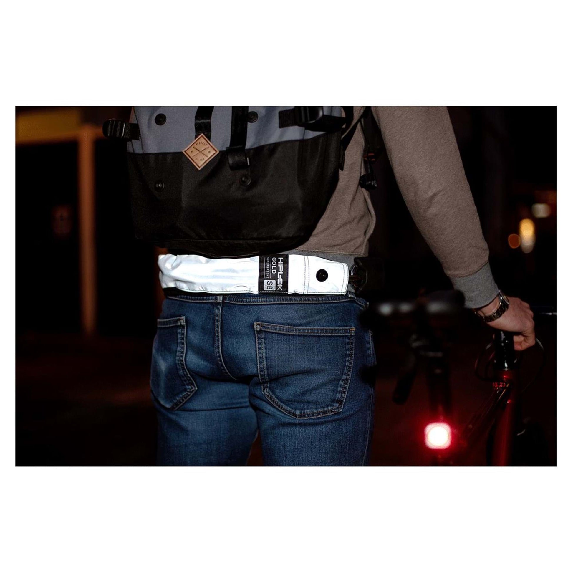 HIPLOK GOLD 85cm SUPERBRIGHT WEARABLE CHAIN LOCK