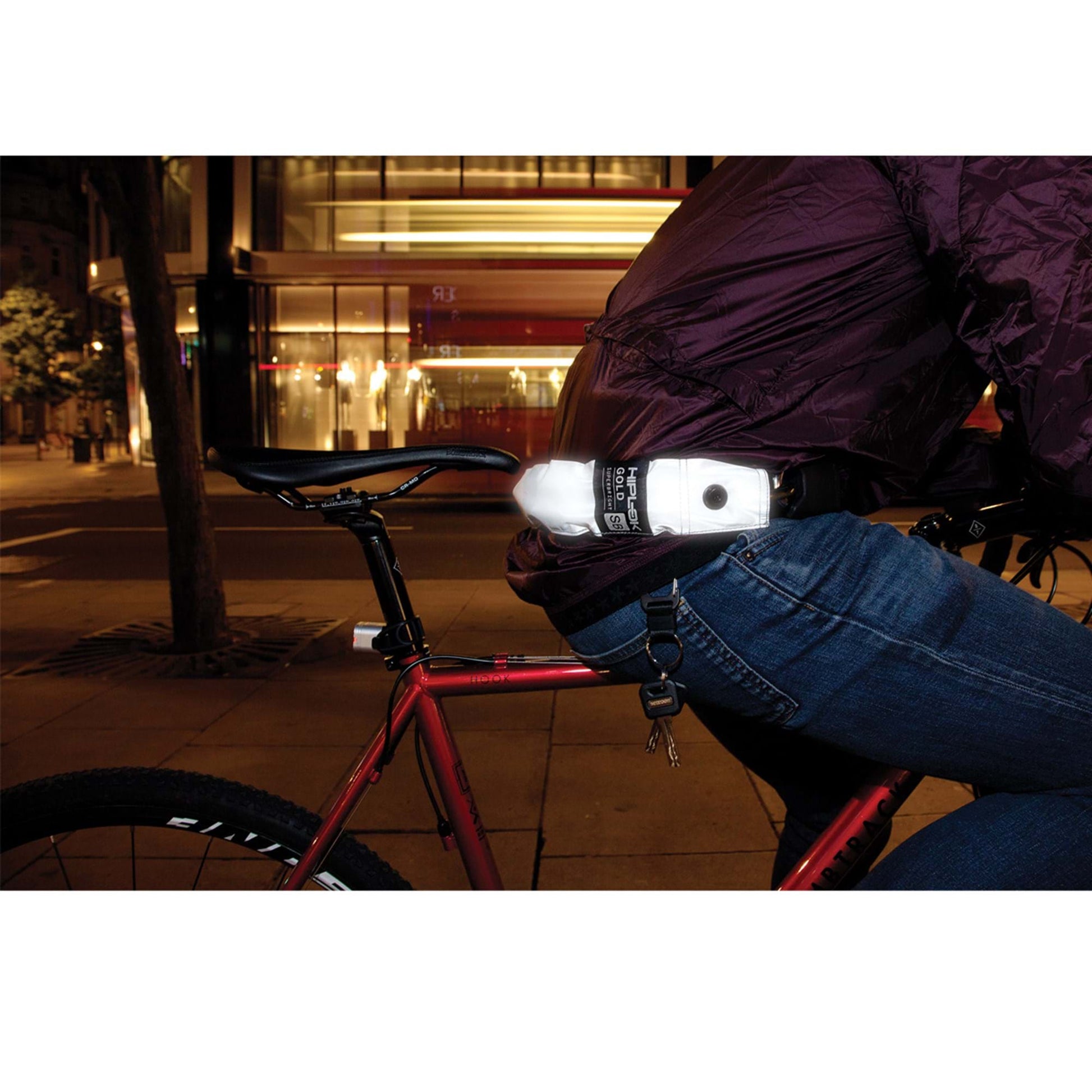 HIPLOK GOLD 85cm SUPERBRIGHT WEARABLE CHAIN LOCK