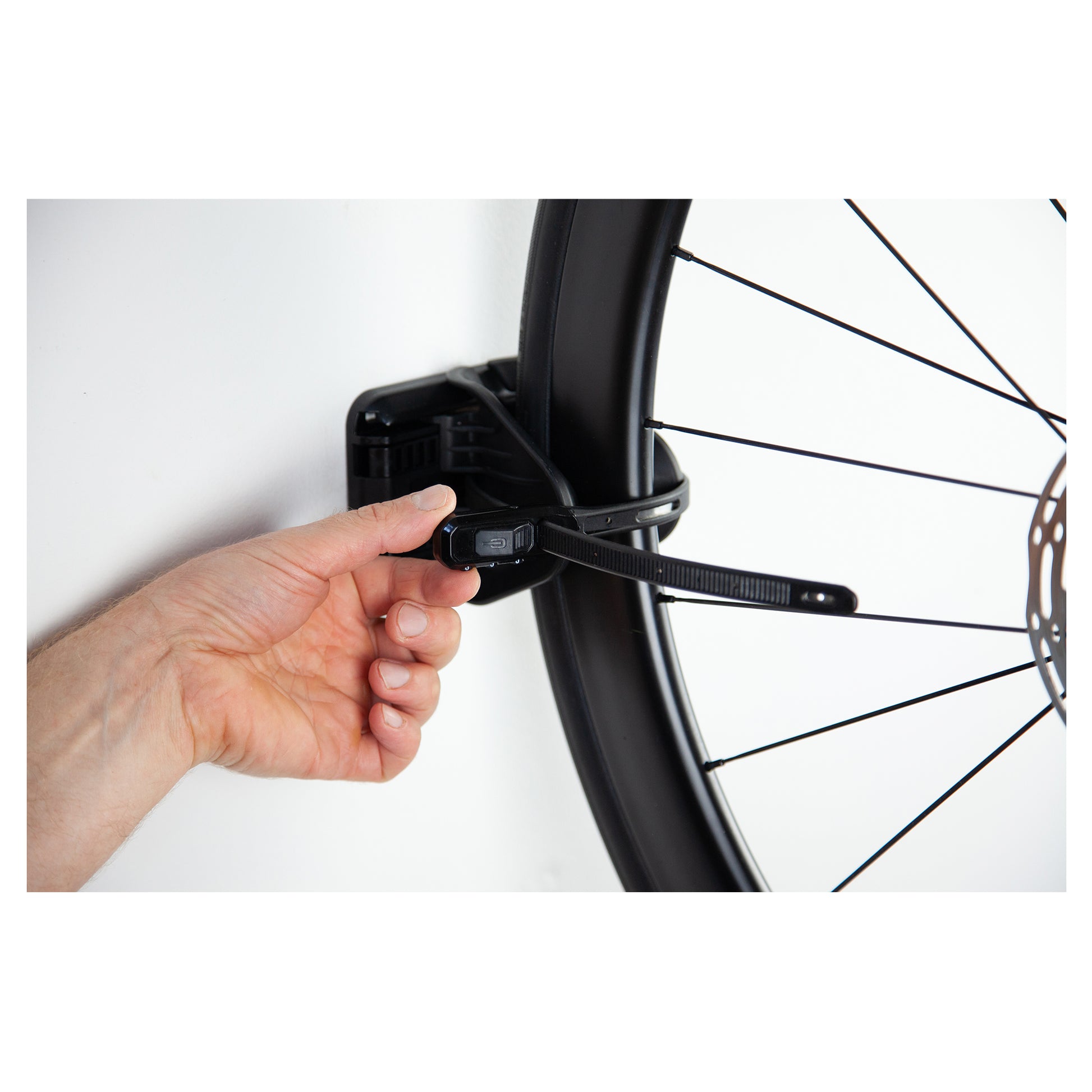 HIPLOK JAW+ WALL MOUNTED BIKE RACK WITH Z LOK