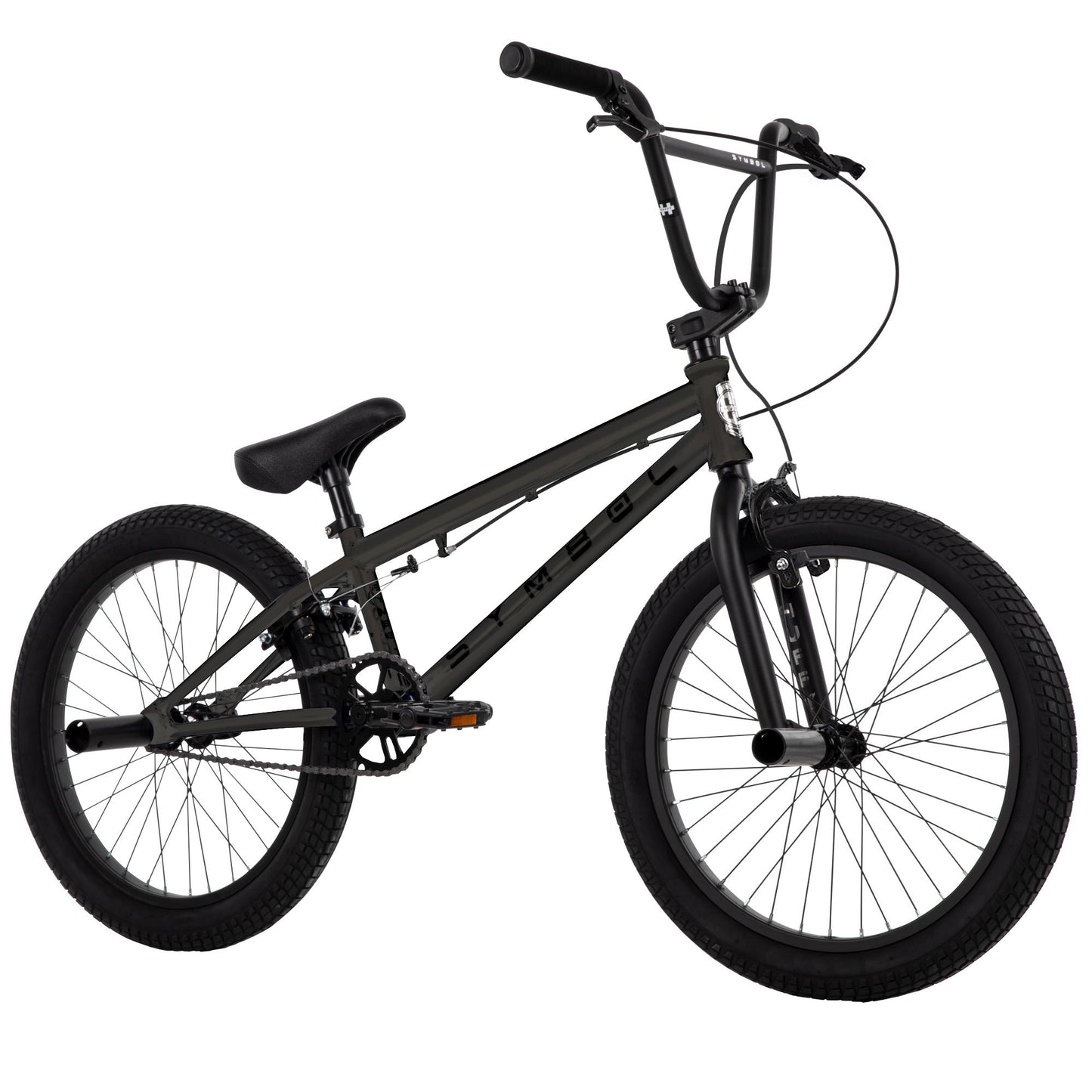HUFFY SYMBOL FREESTYLE 20" BMX BIKE CHARCOAL SILVER