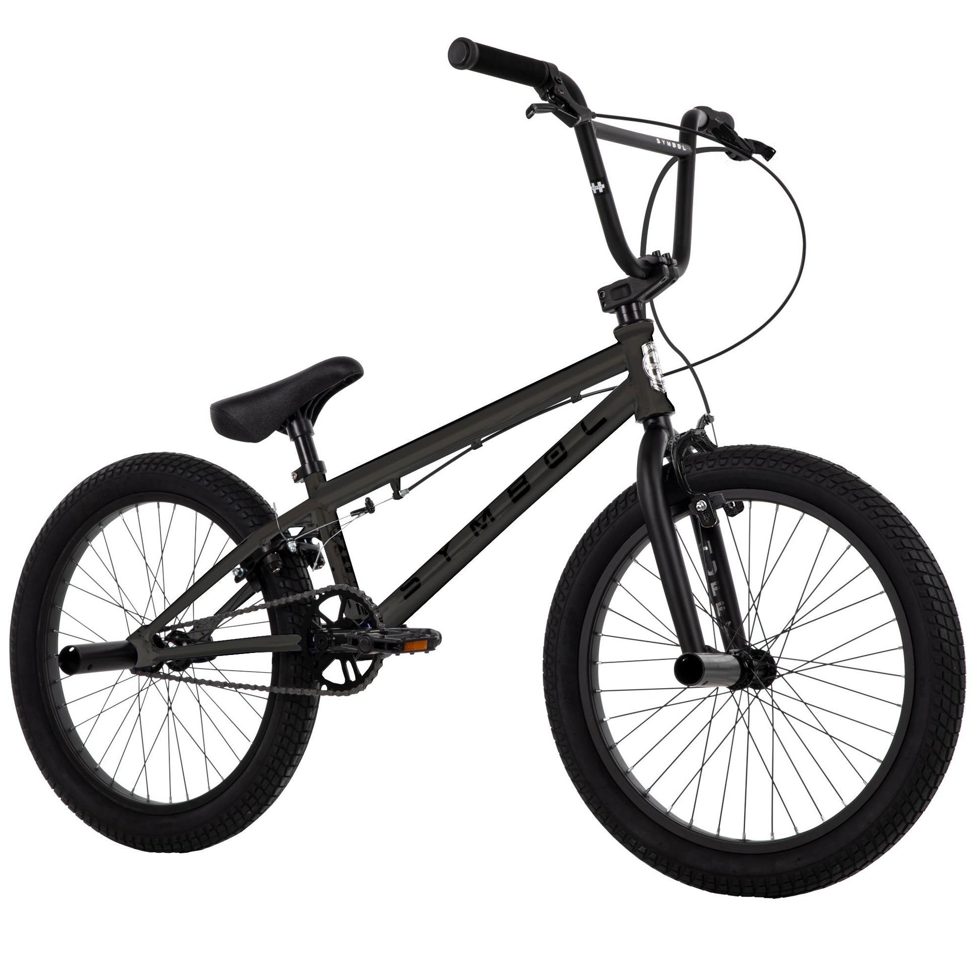 HUFFY SYMBOL FREESTYLE 20" BMX BIKE CHARCOAL SILVER