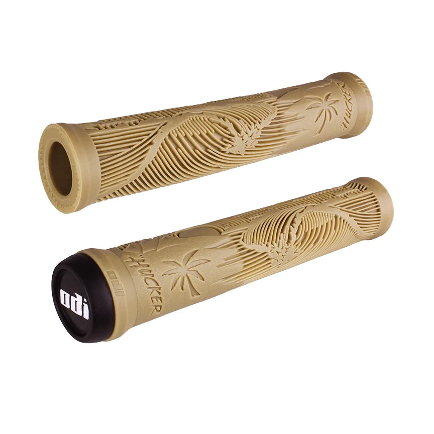ODI FLANGELESS "HUCKER" SIGNATURE BMX GRIPS