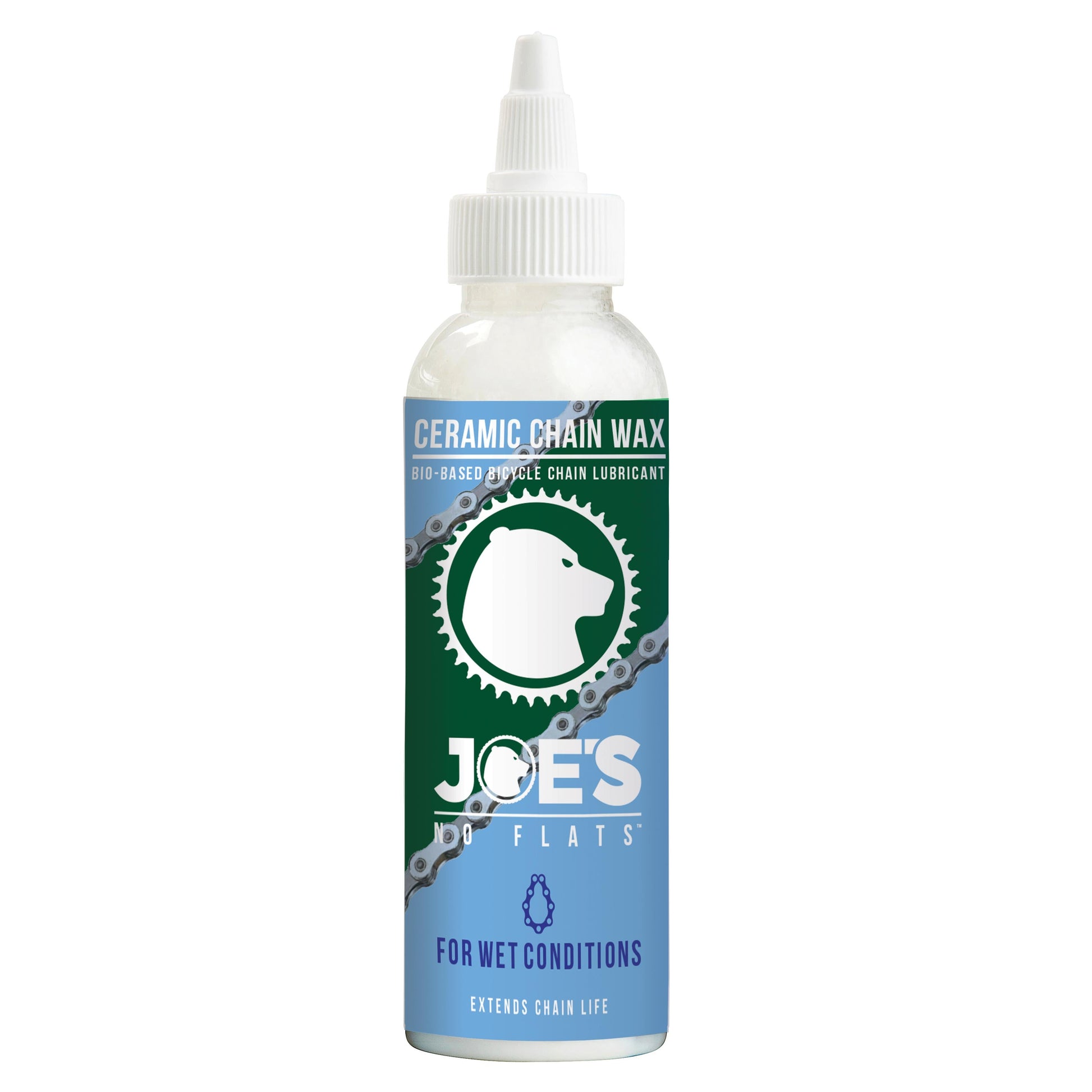 JOE'S NO FLATS CERAMIC CHAIN WAX WET LUBE 125ml