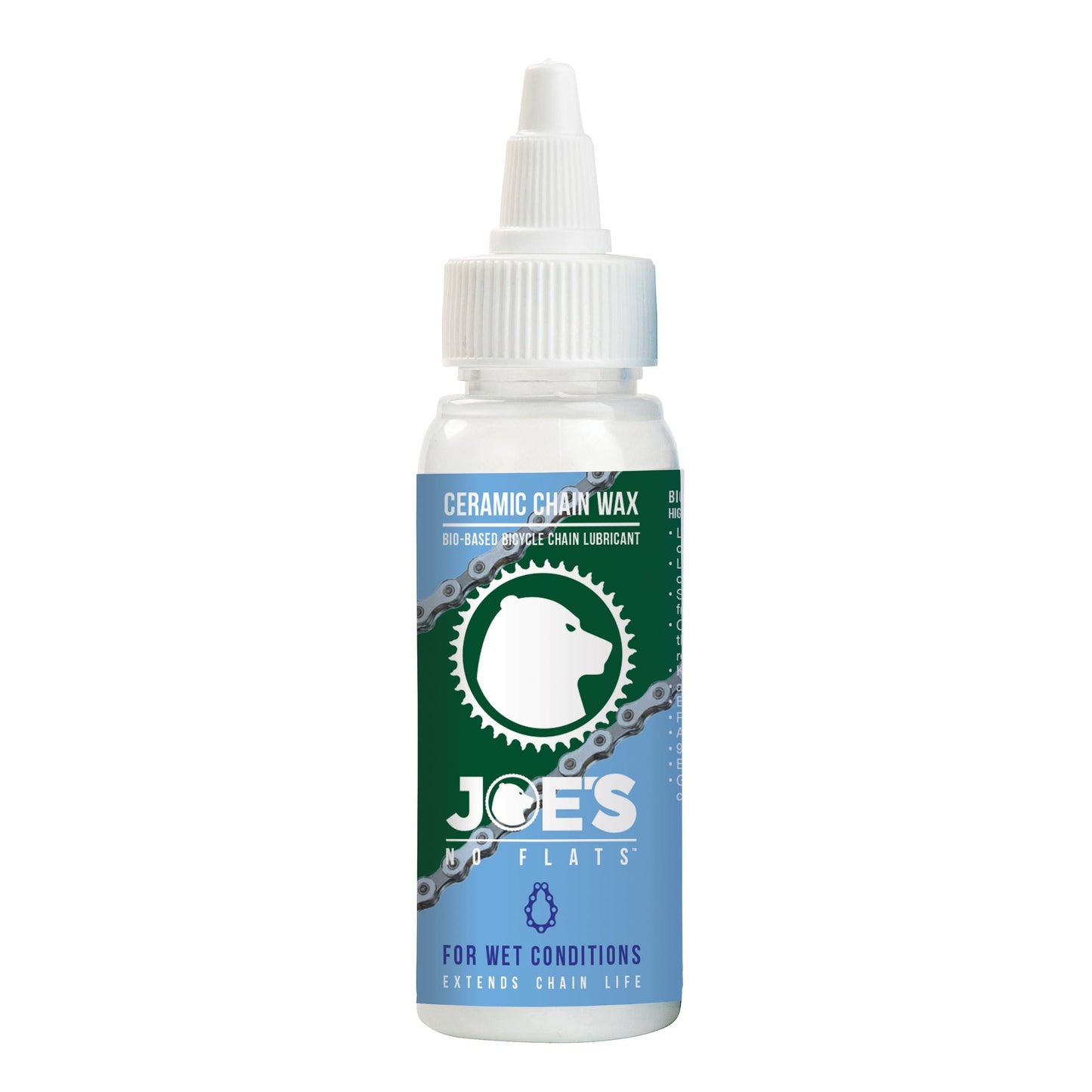 JOE'S NO FLATS CERAMIC CHAIN WAX WET LUBE 60ml