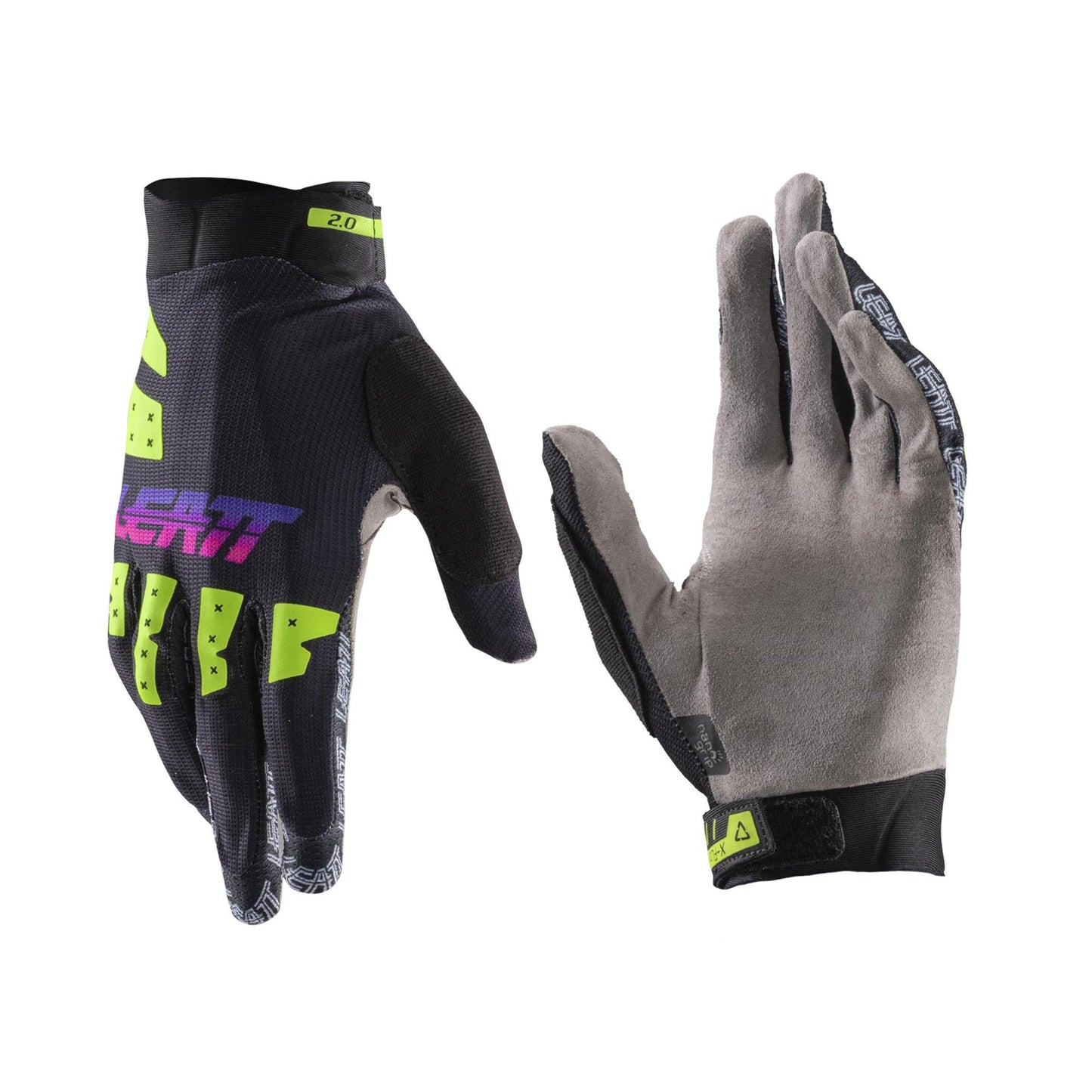 LEATT GLOVE MTB X-FLOW 2.0 NEON BLACK