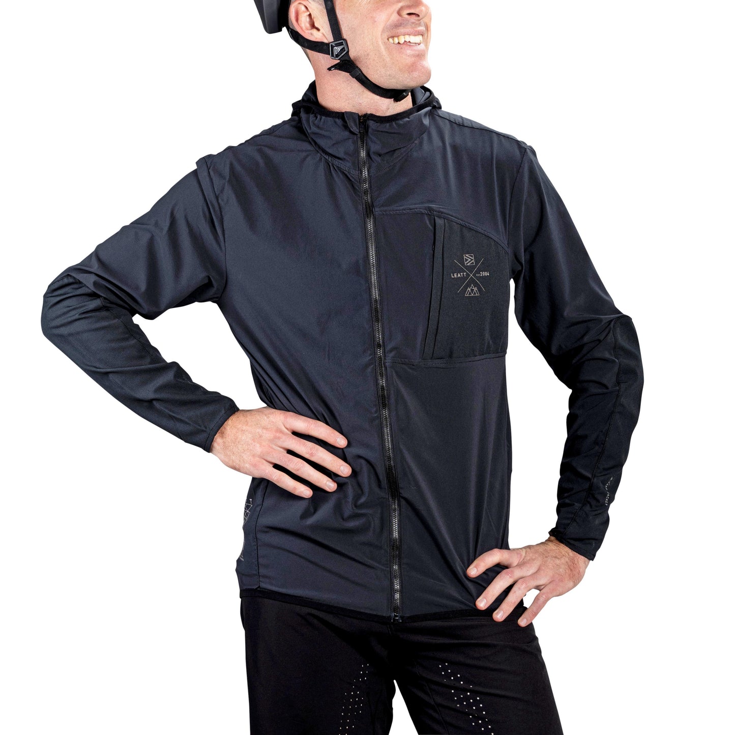 LEATT JACKET MTB TRAIL 1.0 BLACK