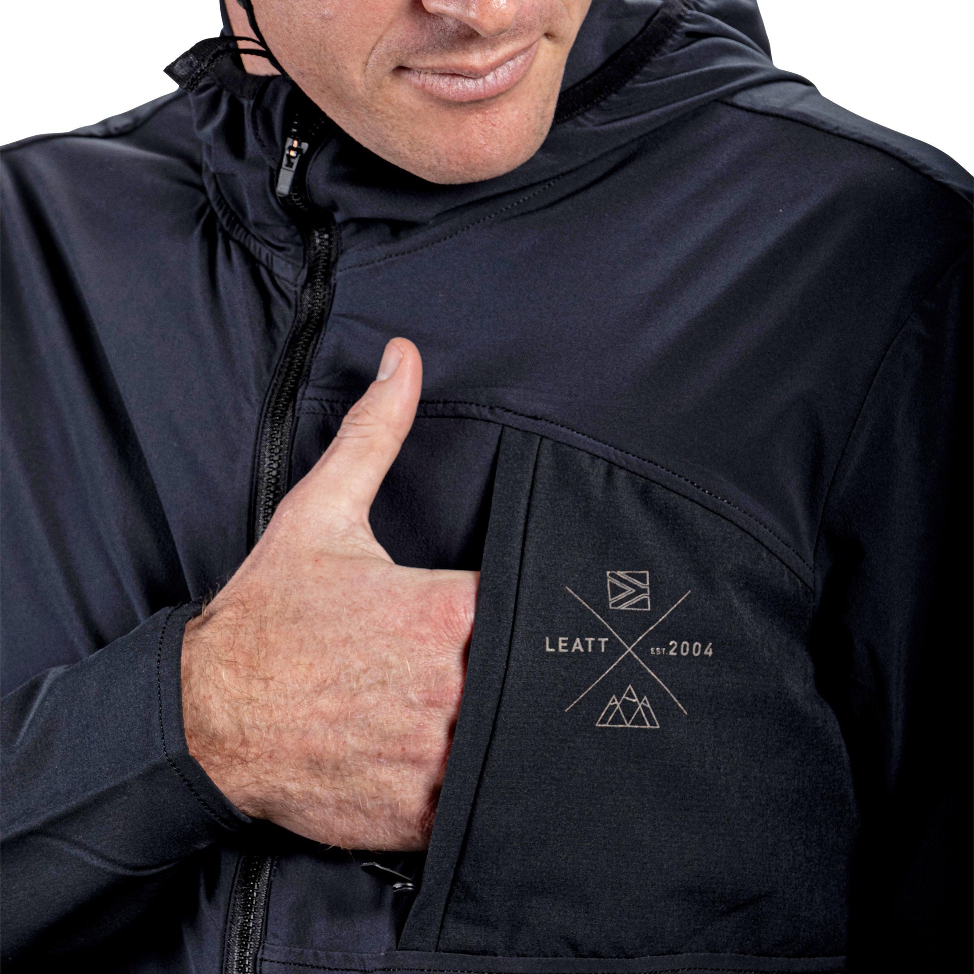 LEATT JACKET MTB TRAIL 1.0 BLACK