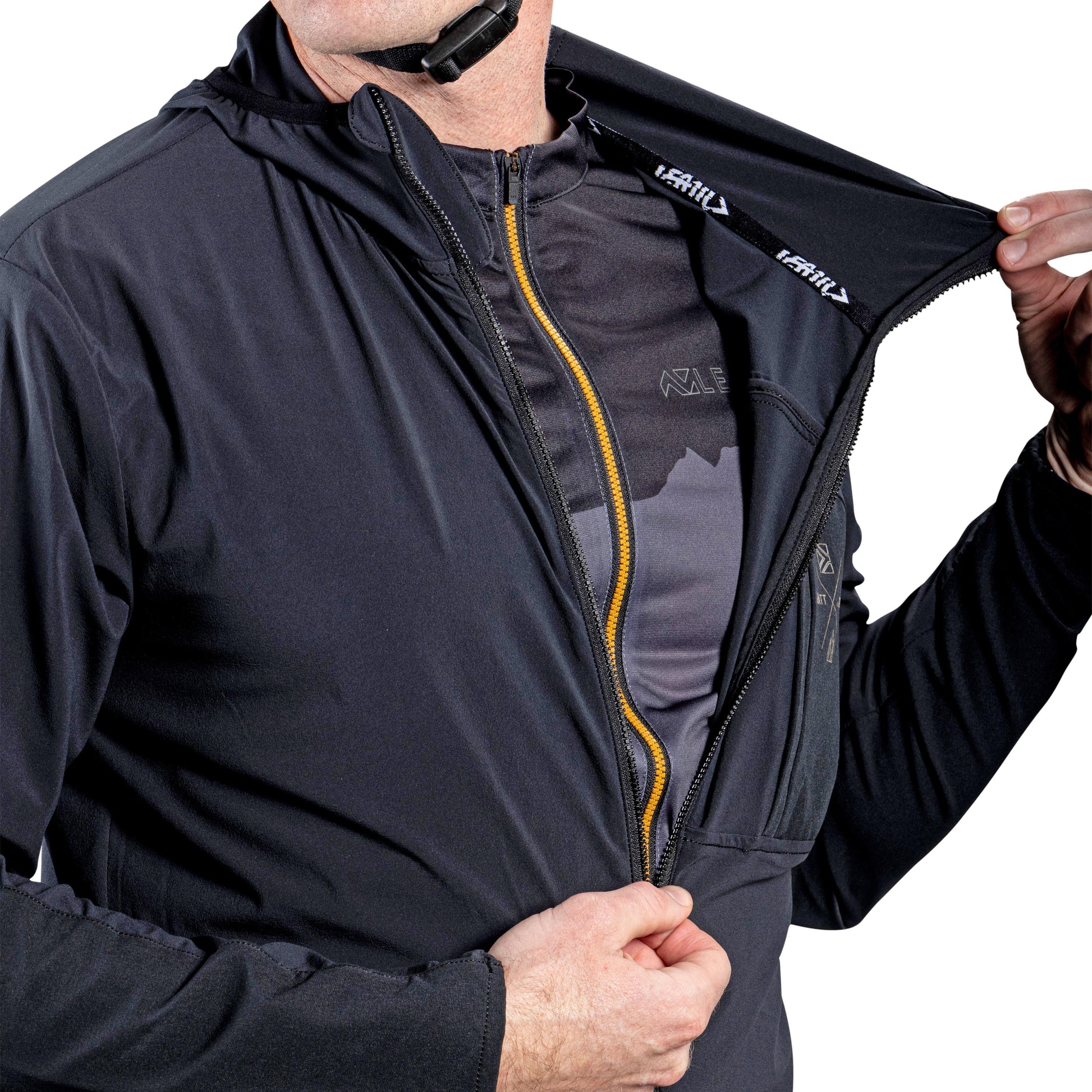 LEATT JACKET MTB TRAIL 1.0 BLACK