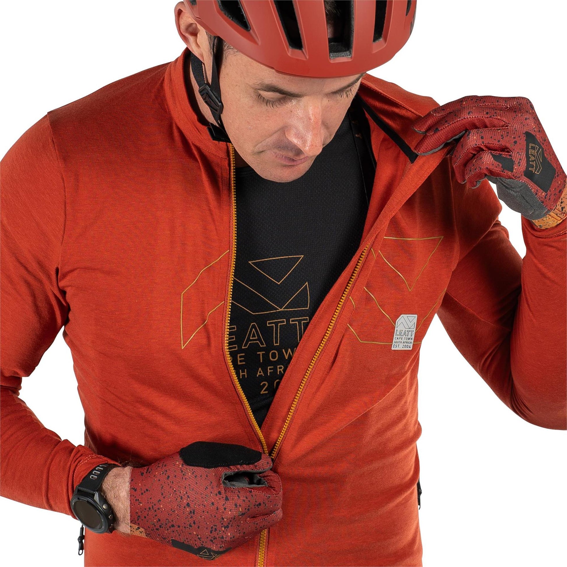 LEATT JERSY MTB ENDURANCE 4.0 LONG SLEEVE LAVA