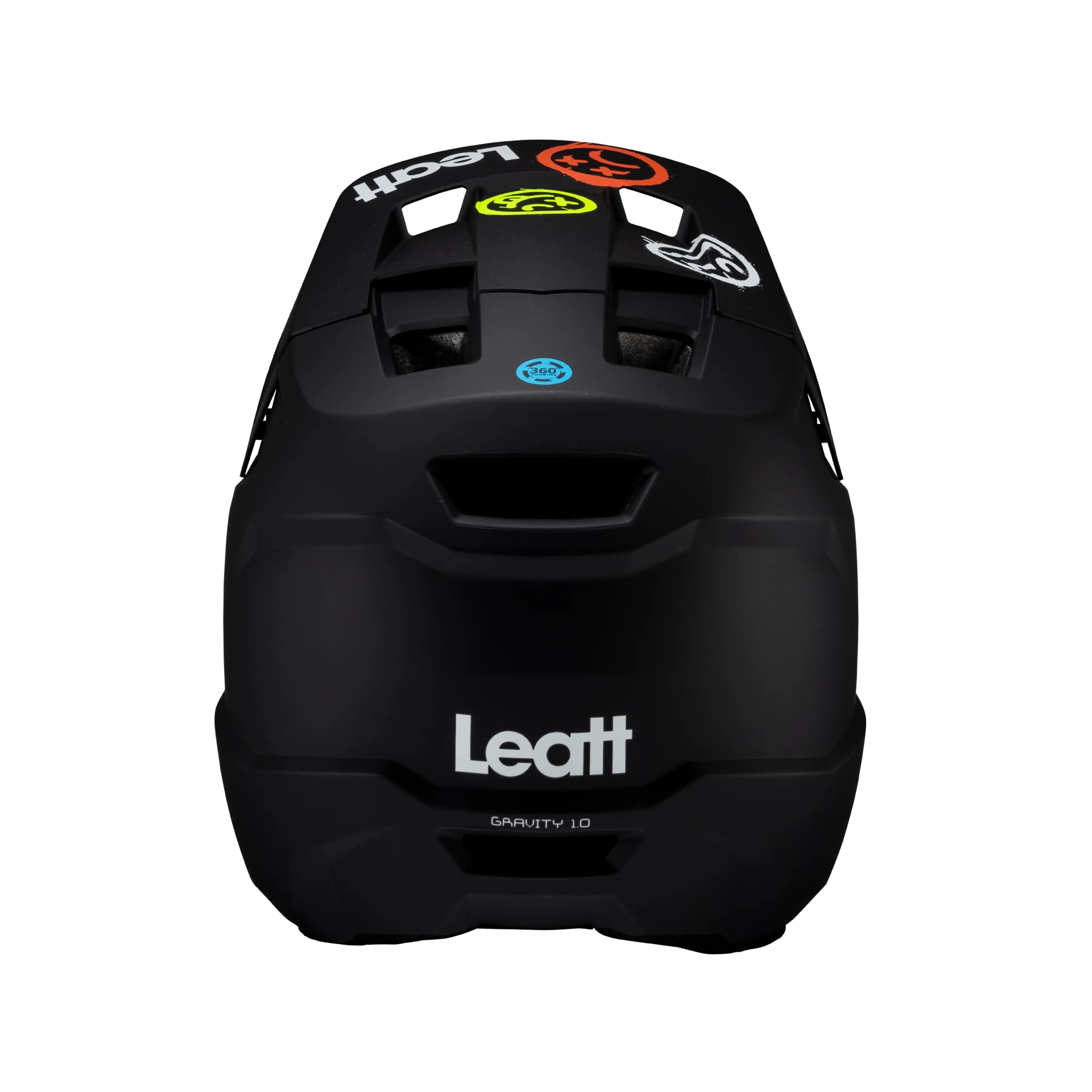 LEATT HELMET MTB GRAVITY 1.0 JUNIOR - BLACK