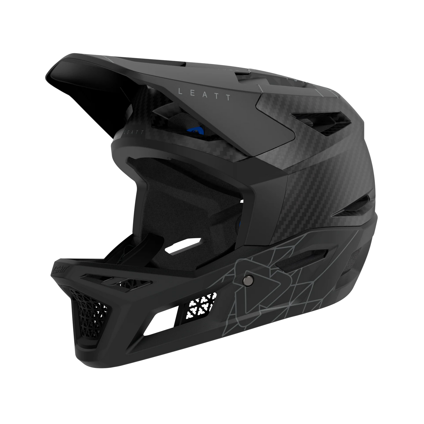 LEATT HELMET MTB GRAVITY 6.0 CARBON - STEALTH