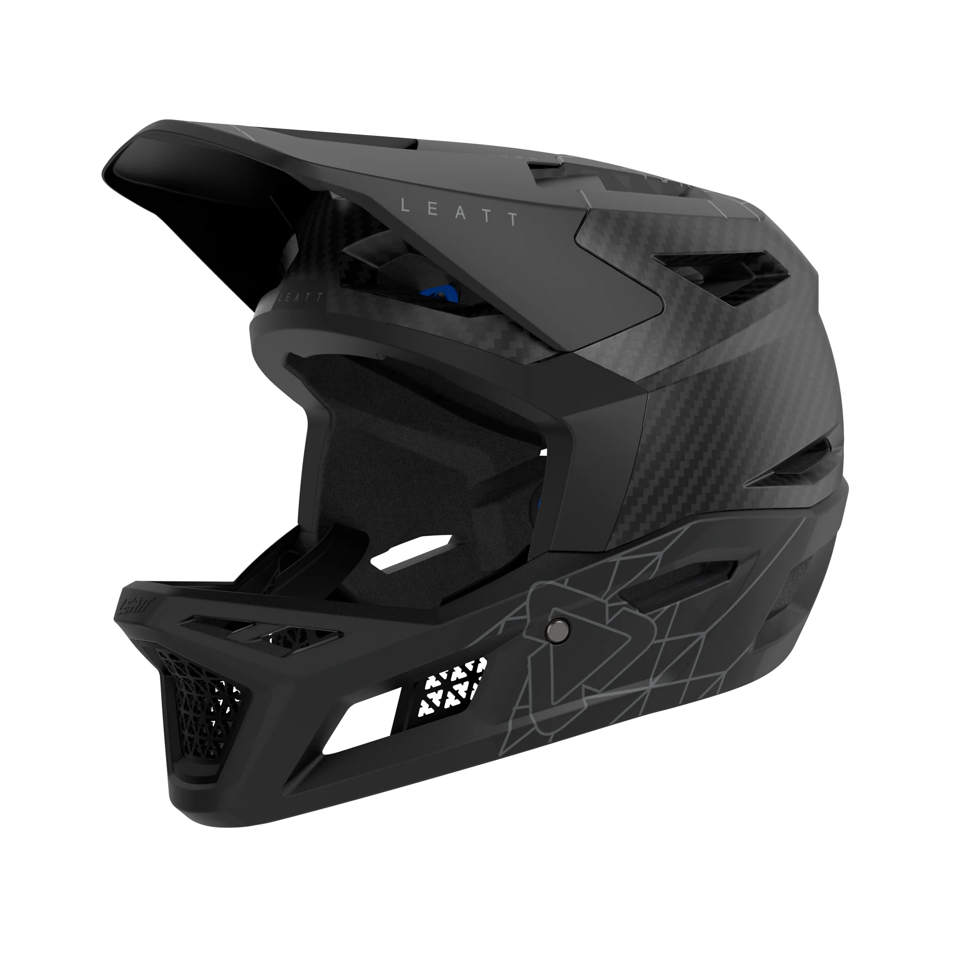 LEATT HELMET MTB GRAVITY 6.0 CARBON - STEALTH