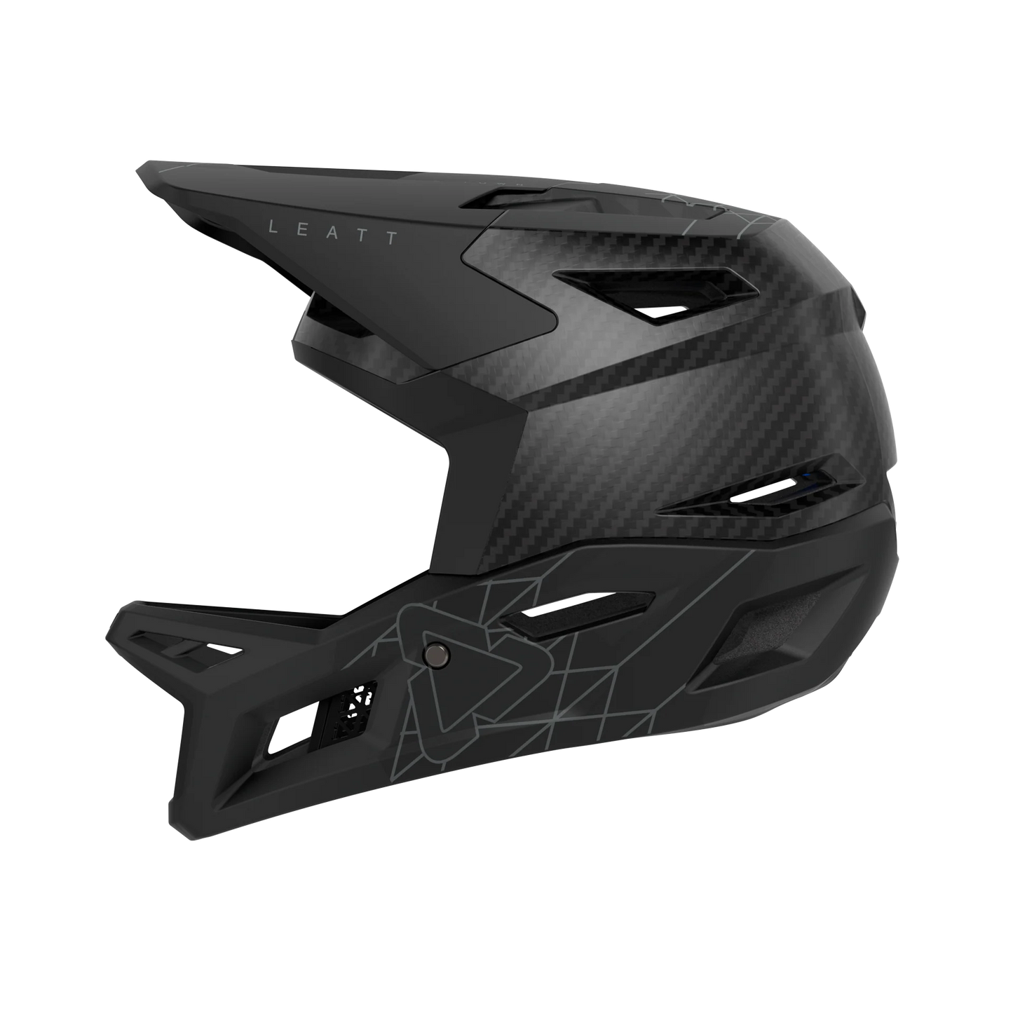 LEATT HELMET MTB GRAVITY 6.0 CARBON - STEALTH